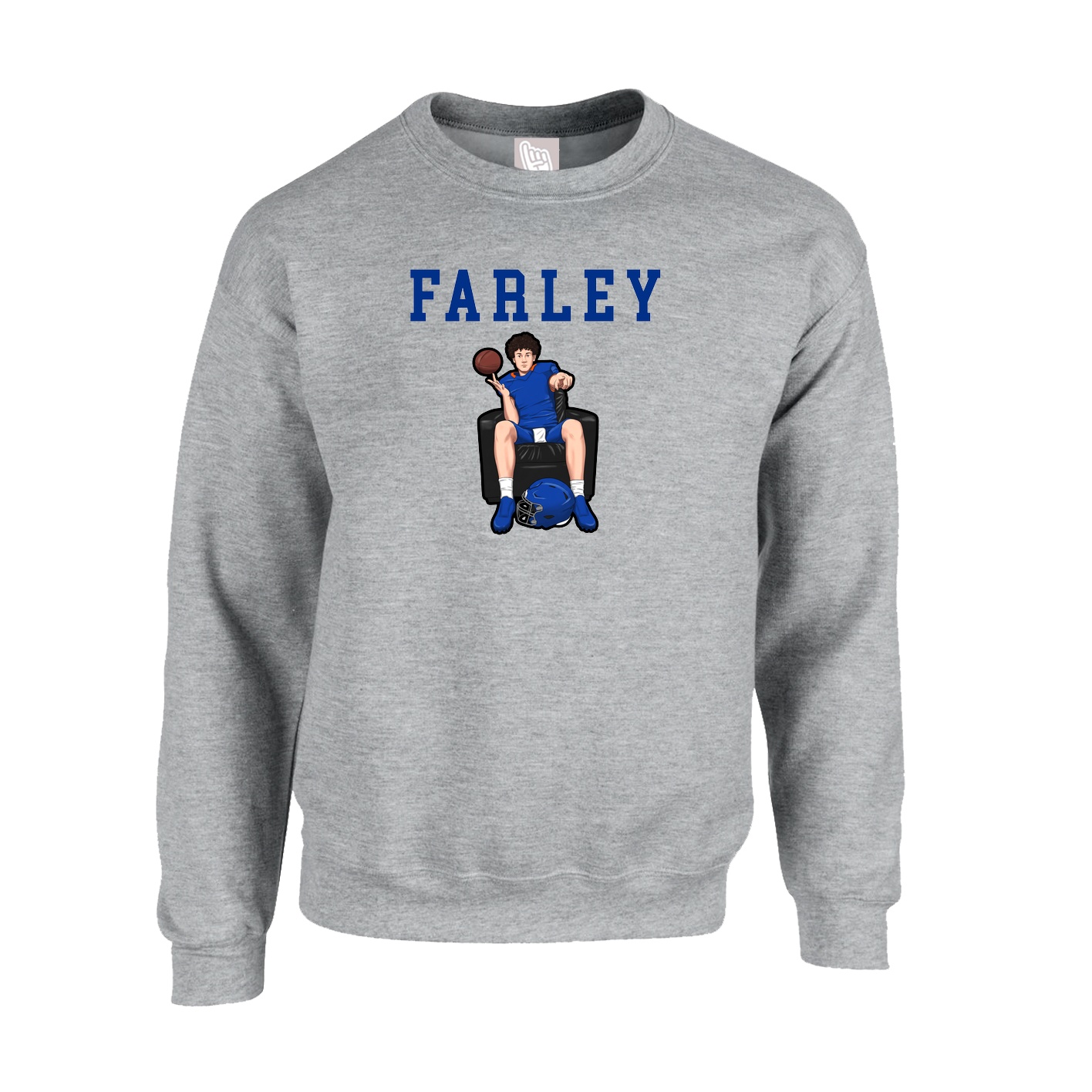 Fleece Crew — Shirsey in Grey