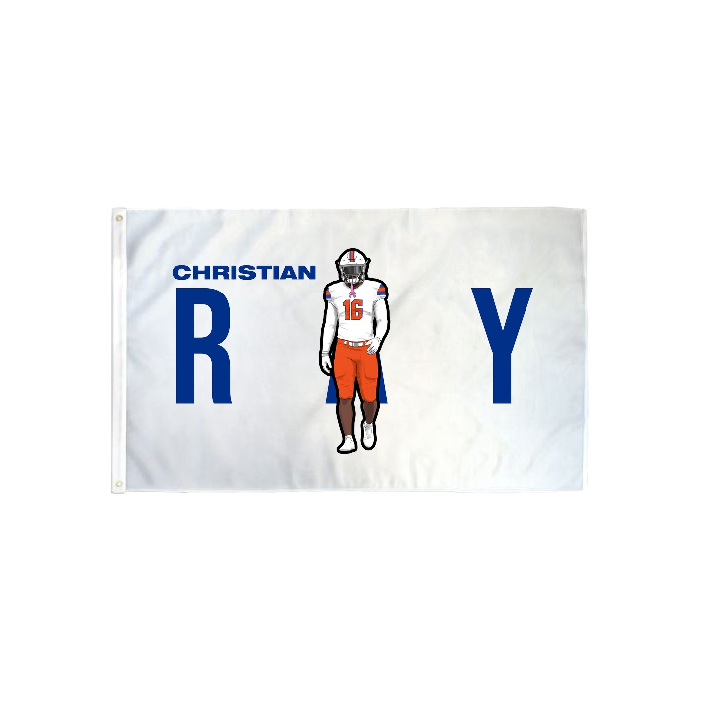 3x5 Flag — Player Name in Classic