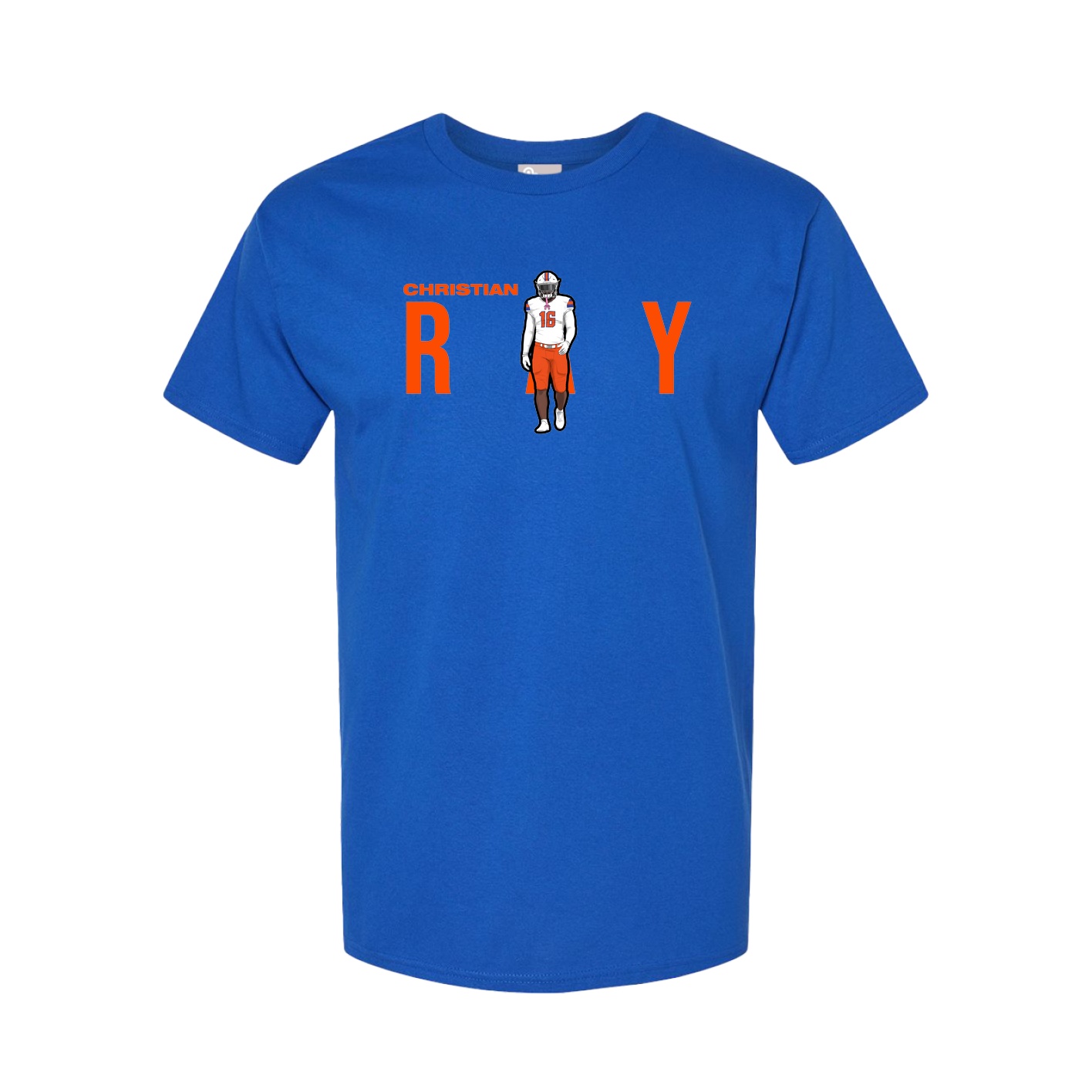 Youth Tee — Player Name in Royal