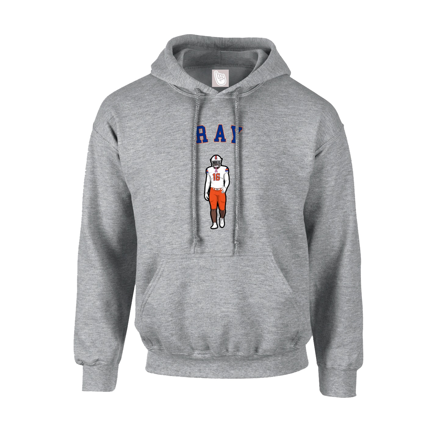 Youth Hoodie — Shirsey Arch in Grey