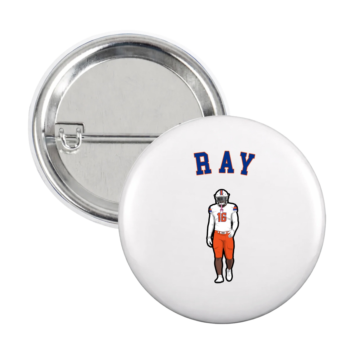 Game Day Button — Shirsey Arch in White