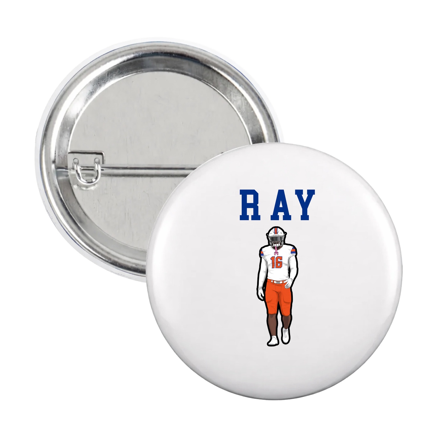 Game Day Button — Shirsey in White