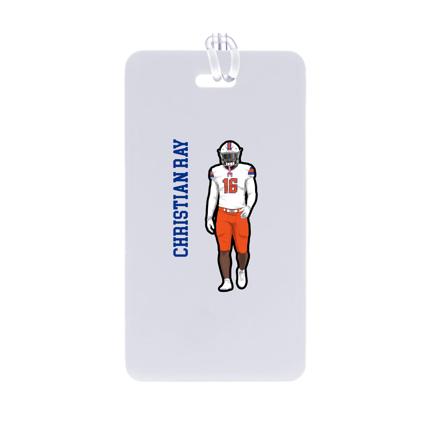 Bag Tag — Name Vertical in Classic