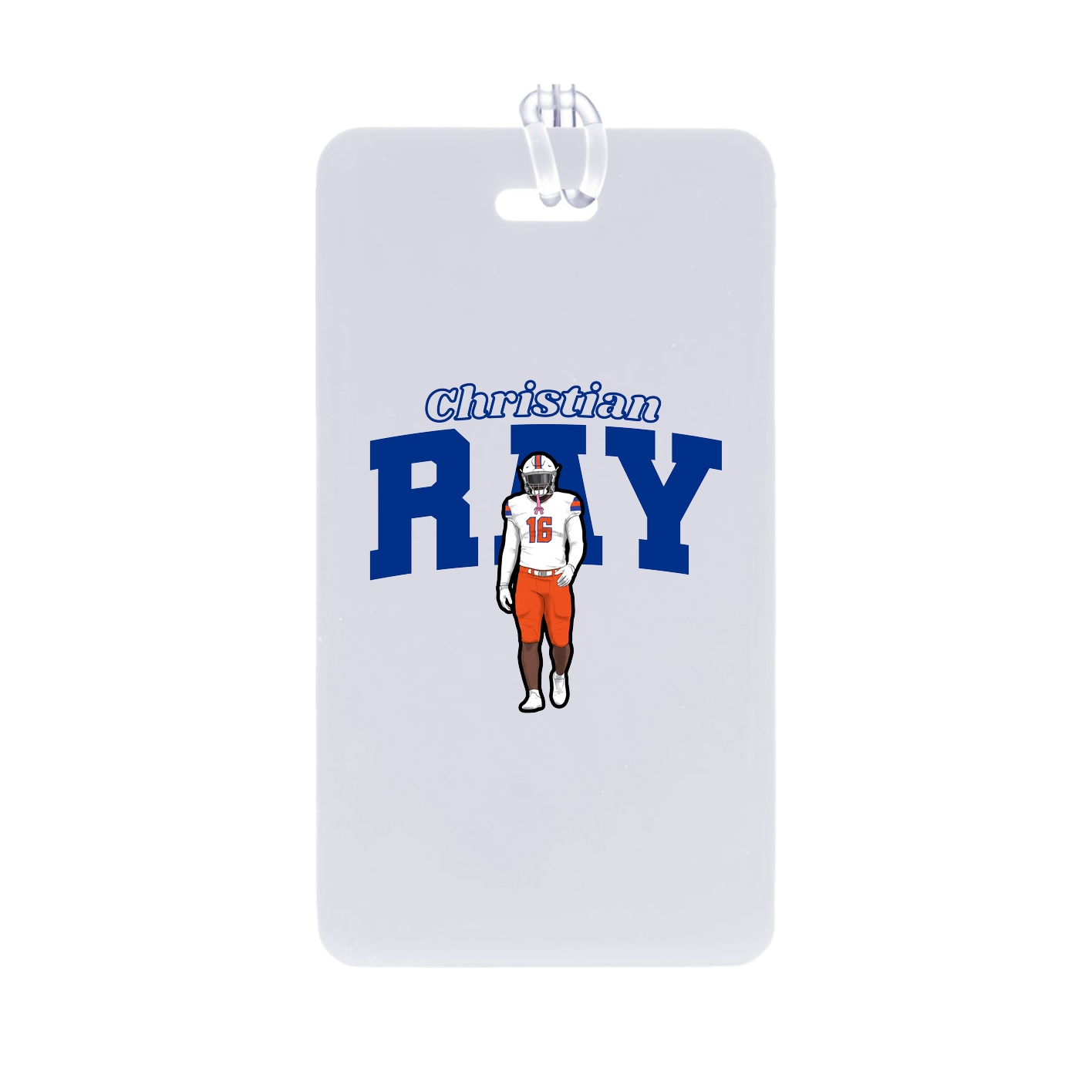 Bag Tag — Name Arch in Classic