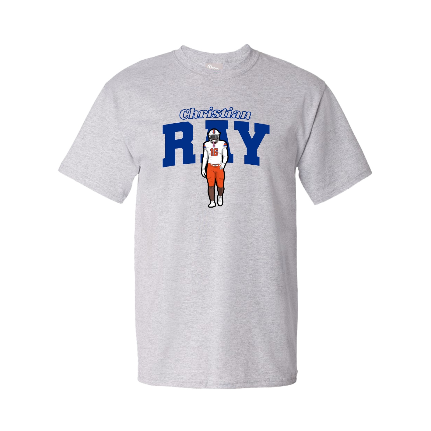 Tee — Name Arch in Grey