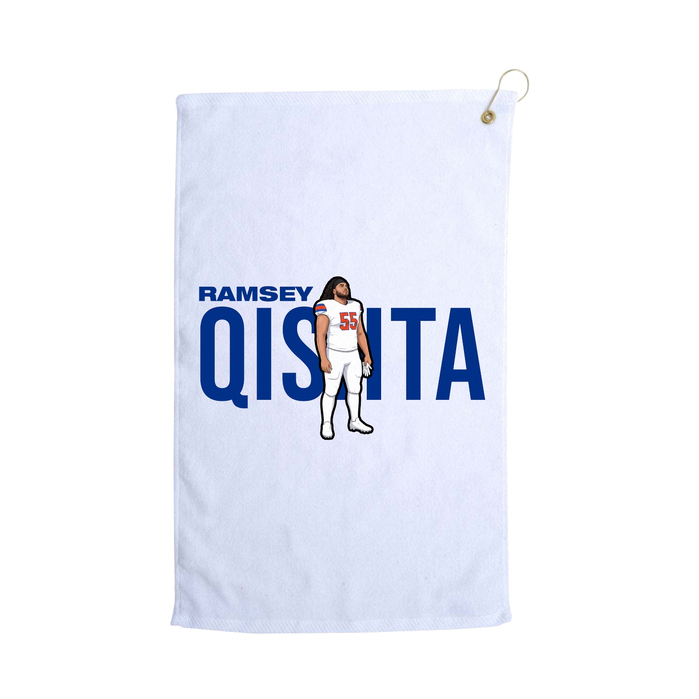Golf Towel — Player Name in White