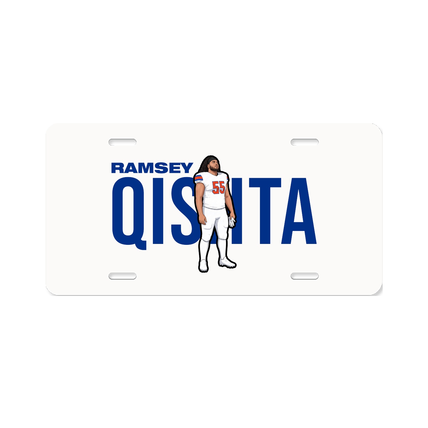 License Plate — Player Name in Classic