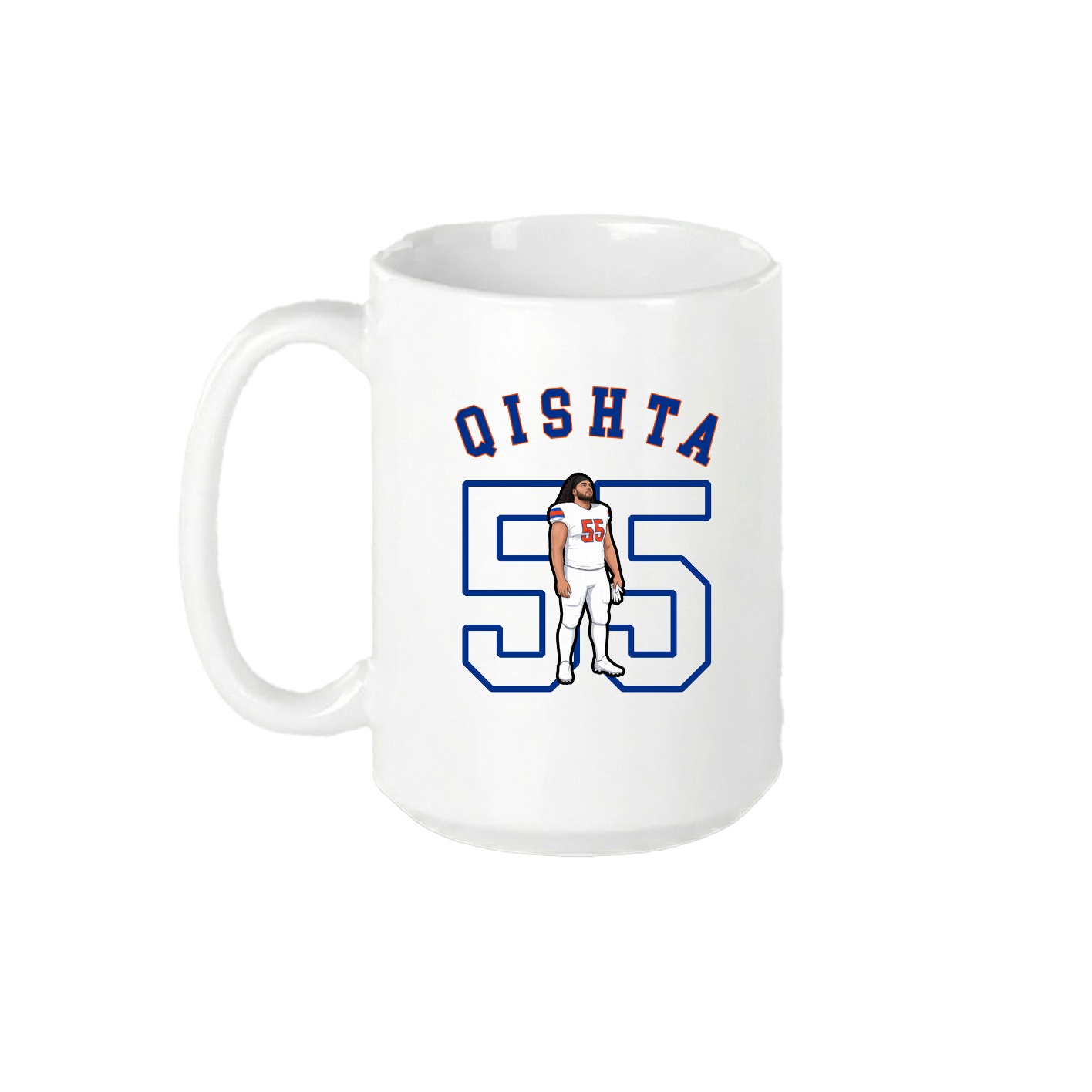 15oz Coffee Mug — Shirsey Arch in White