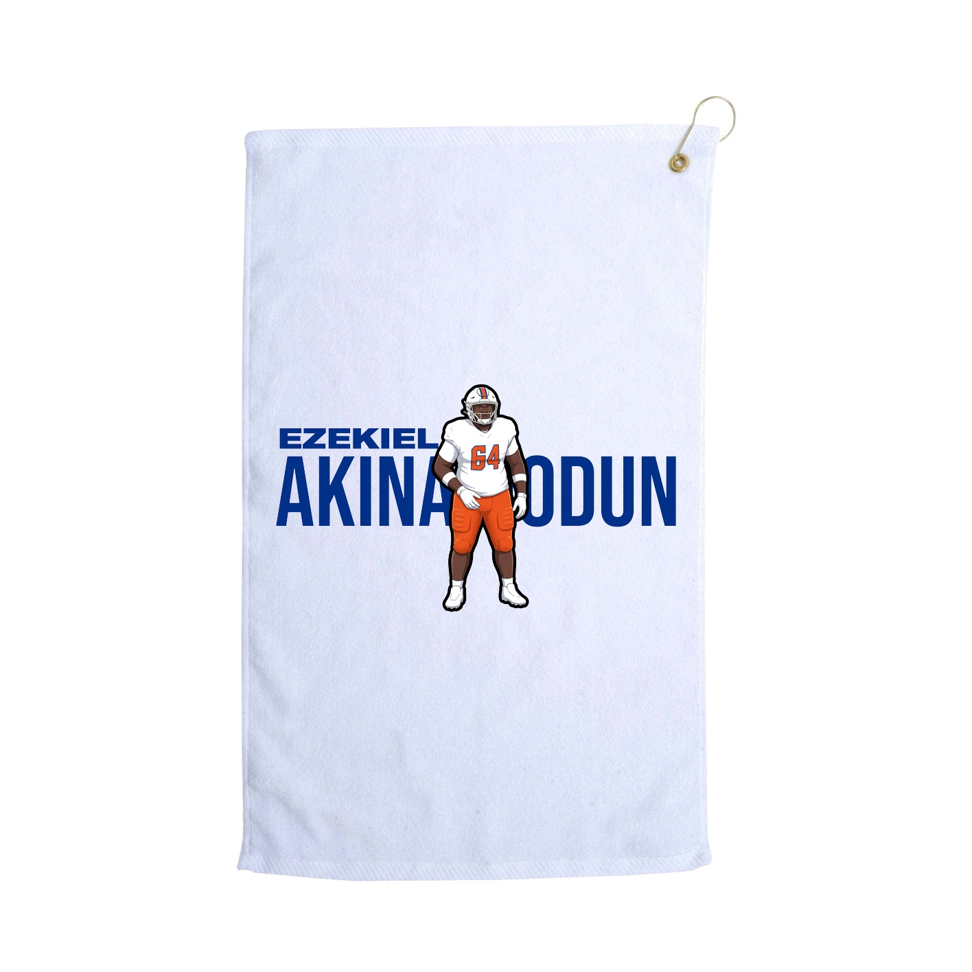 Golf Towel — Player Name in White