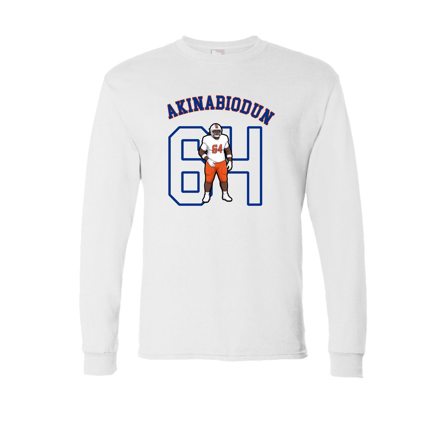 Long Sleeve Tee — Shirsey Arch in White