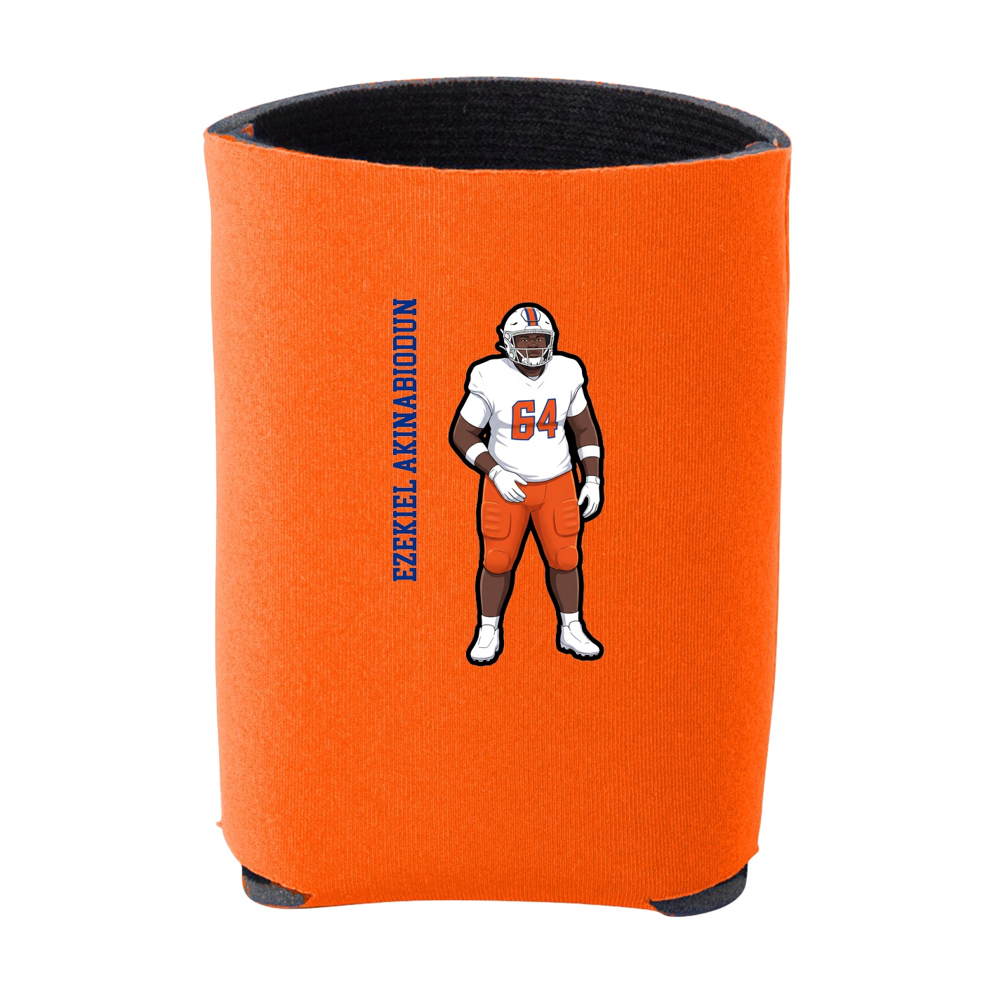 Can Holder — Name Vertical in Orange