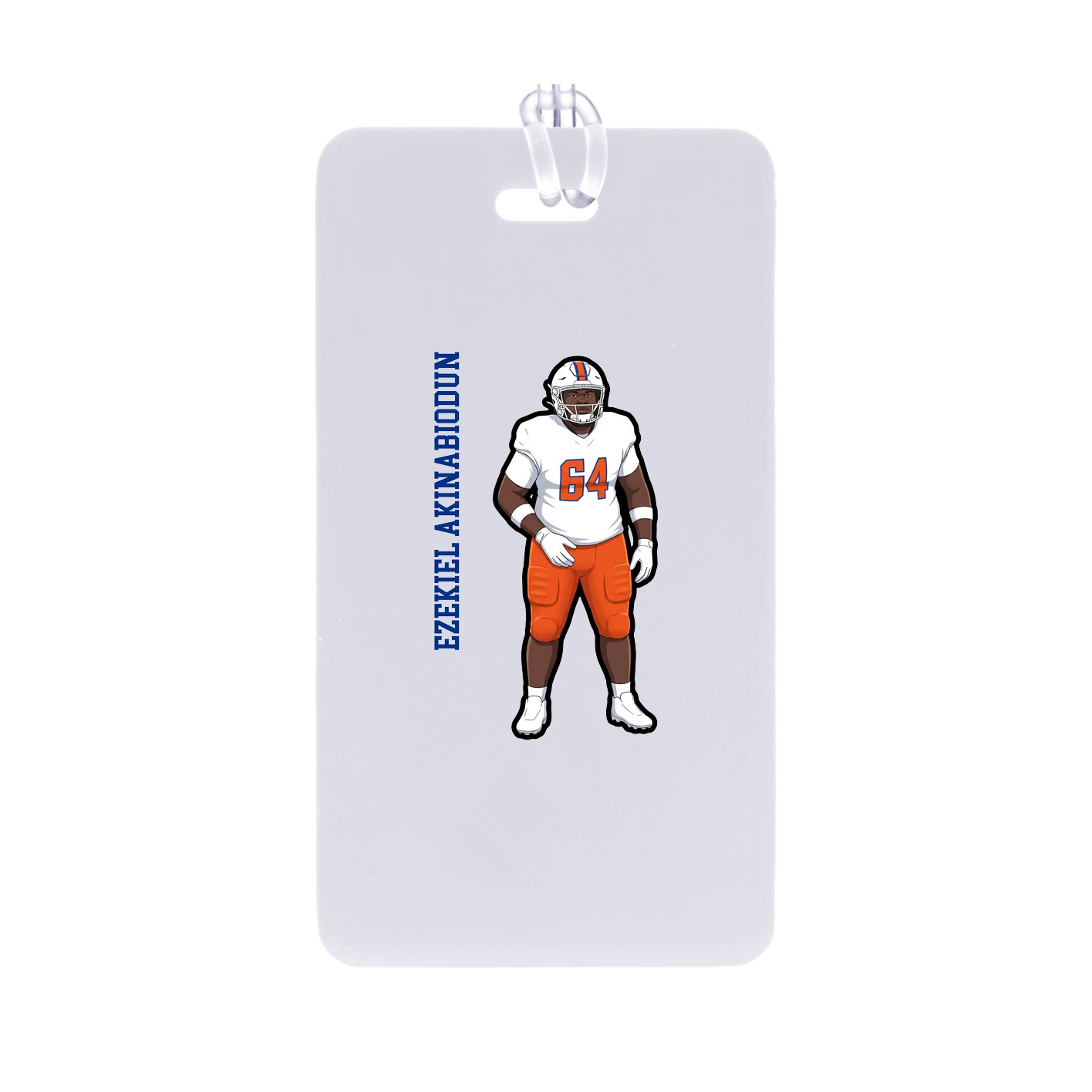 Bag Tag — Name Vertical in Classic