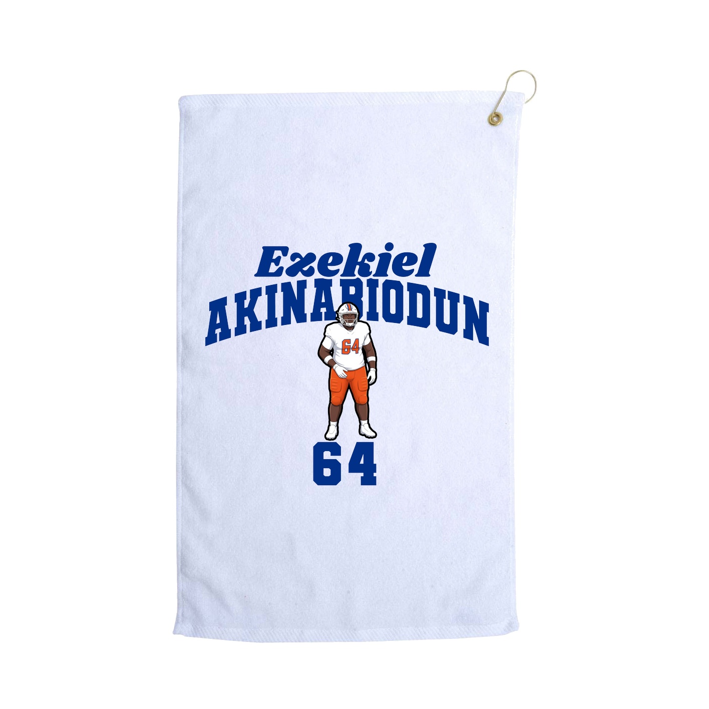 Golf Towel — Signature Arch in White