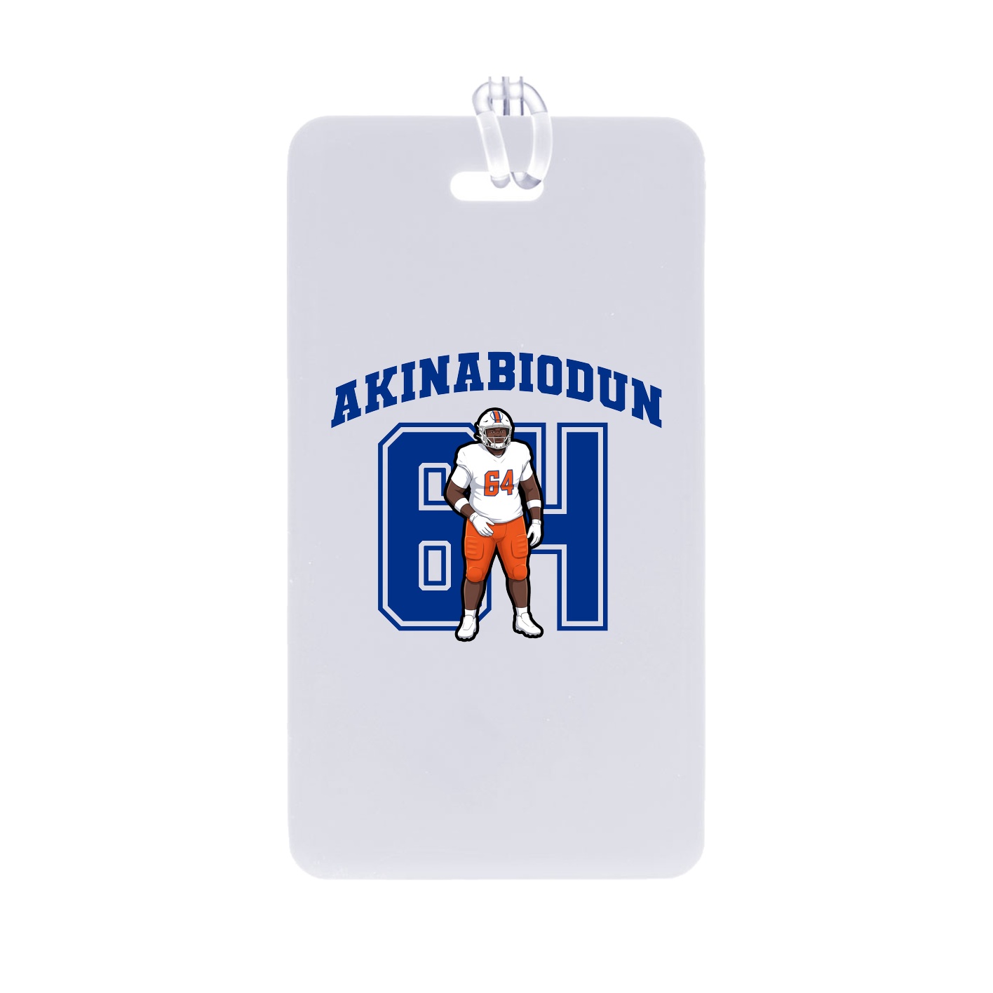 Bag Tag — Number in Classic