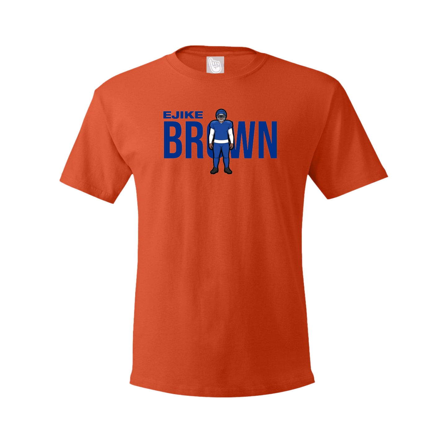 Youth Tee — Player Name in Orange