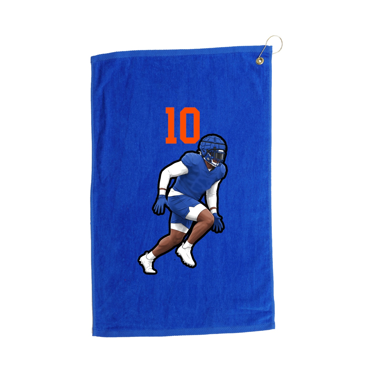 Golf Towel — Number Top in Royal