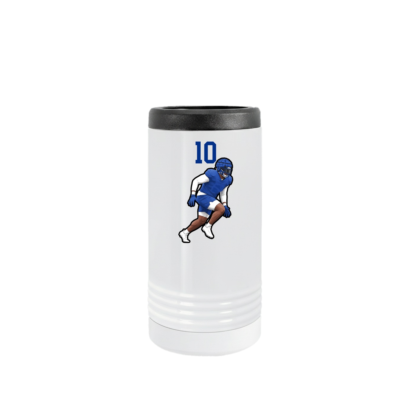 Slim Beverage Holder — Number Top in White