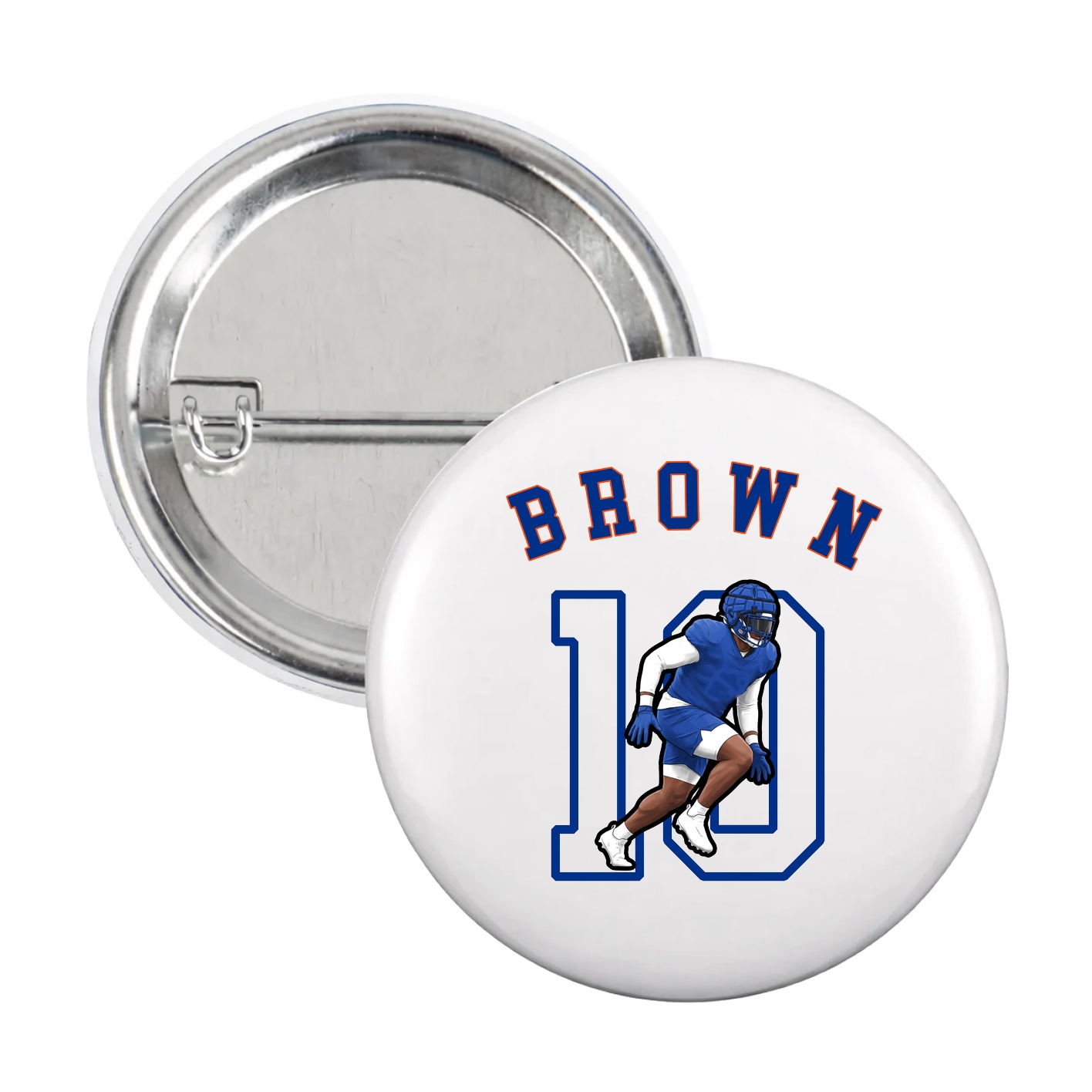 Game Day Button — Shirsey Arch in White