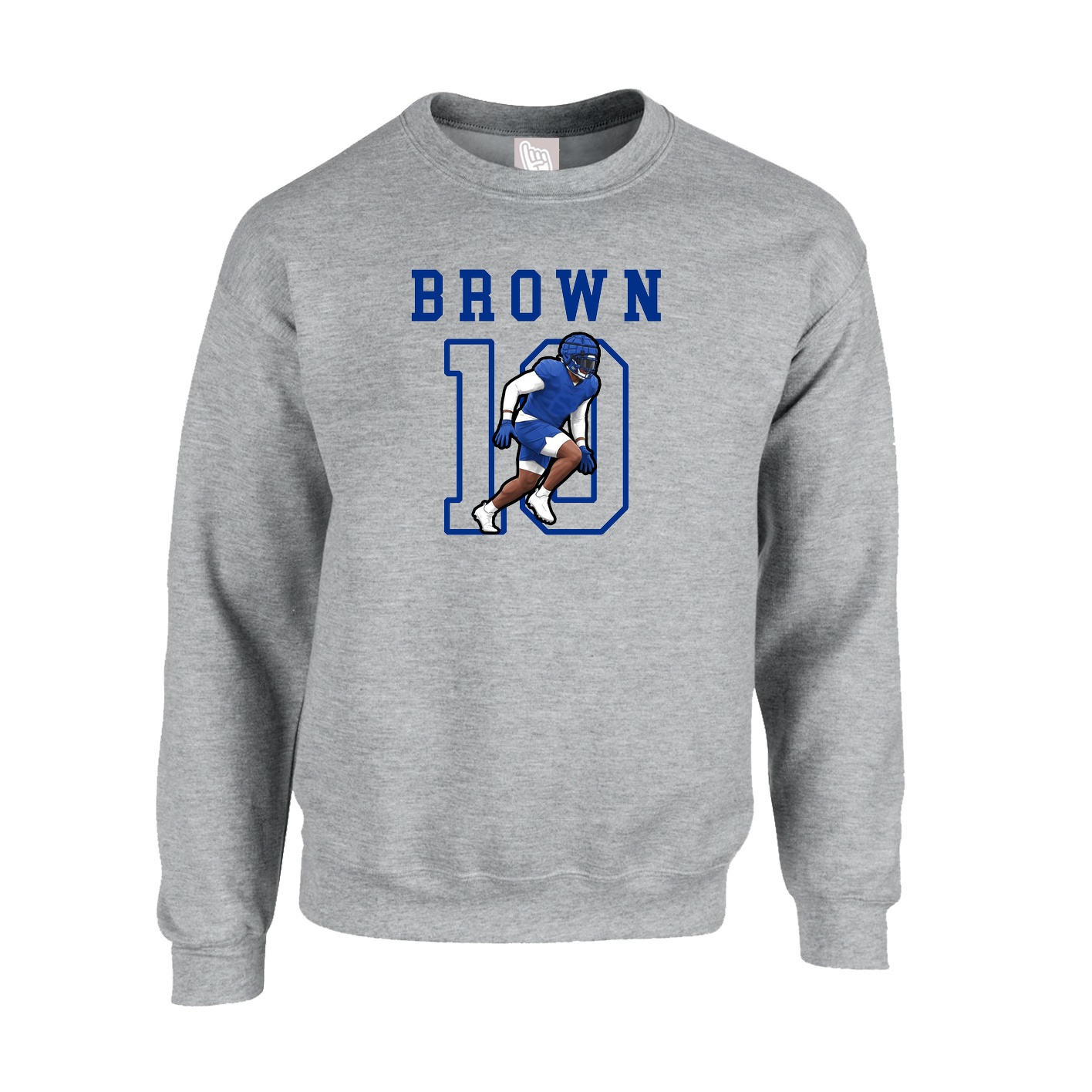 Fleece Crew — Shirsey in Grey
