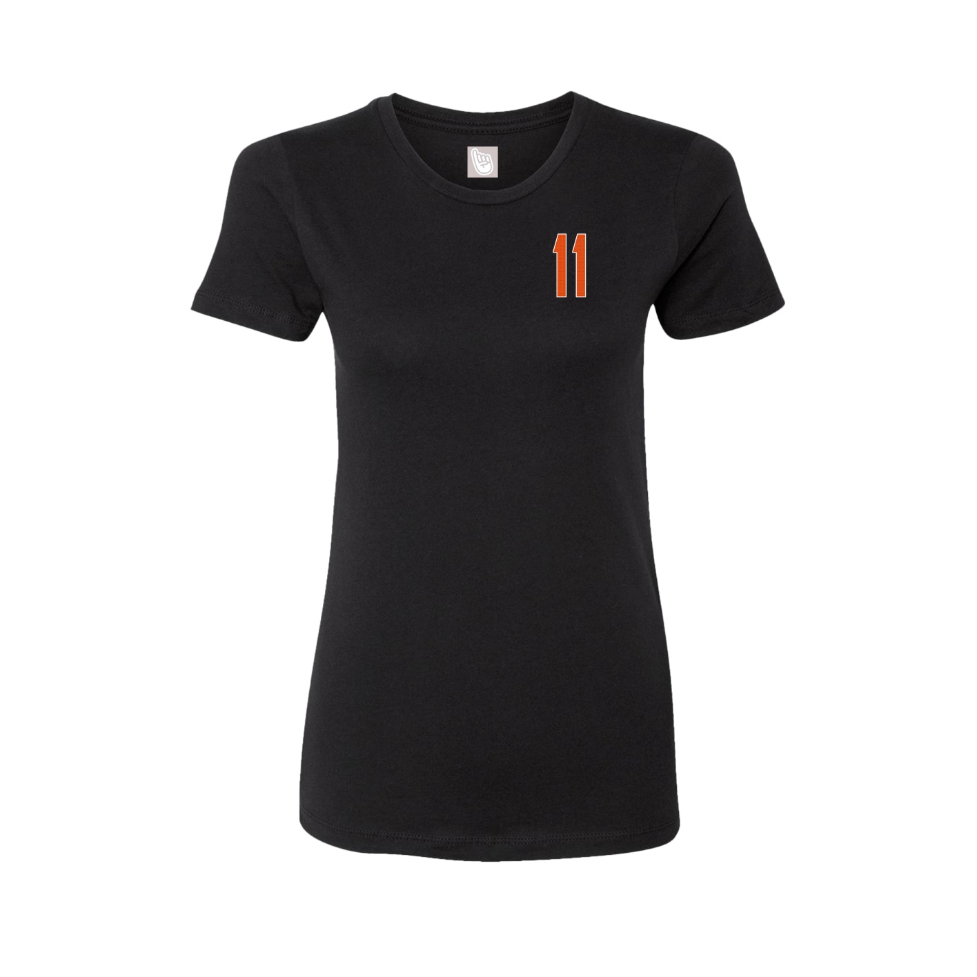 Womens Tee — Front Shirsy in Black