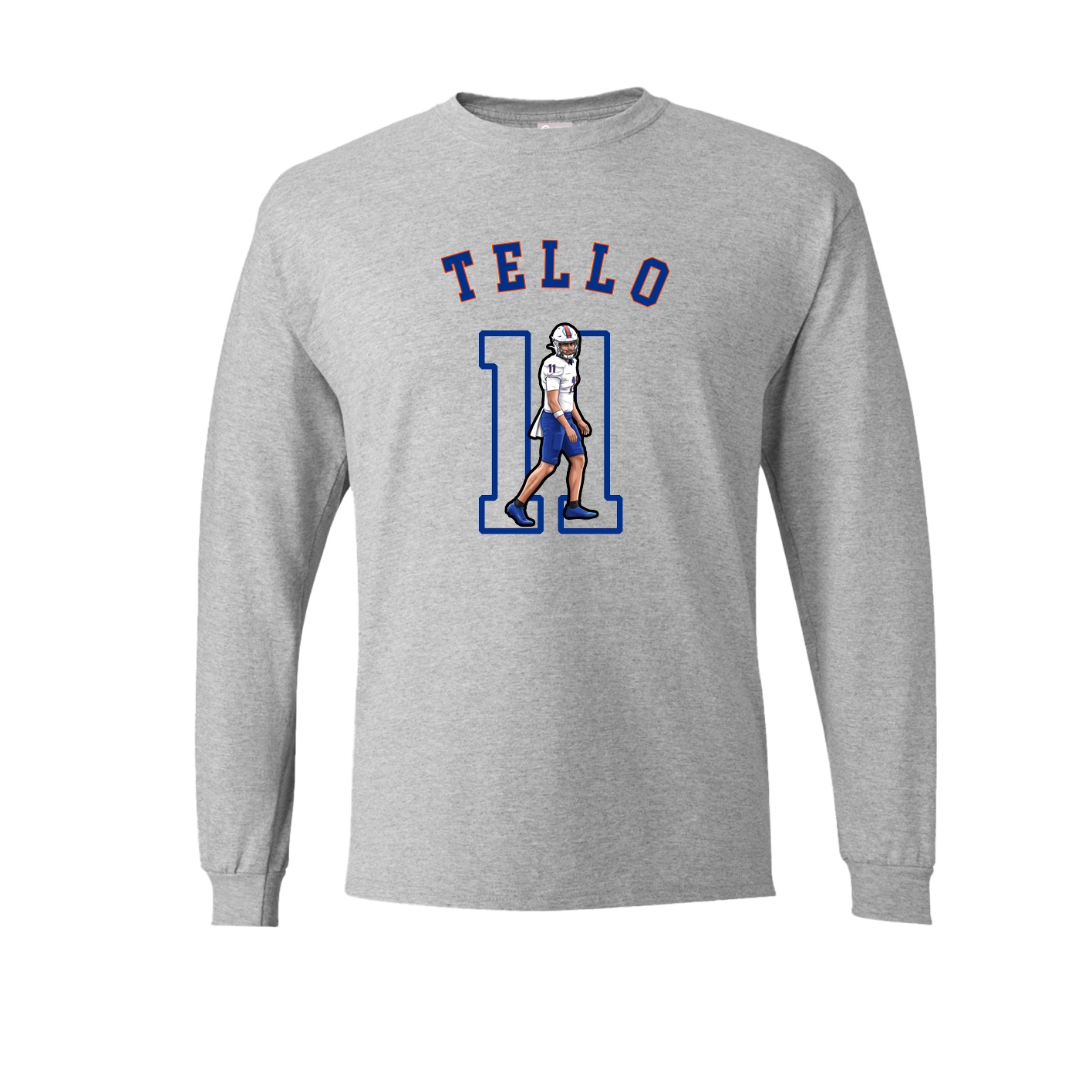 Long Sleeve Tee — Shirsey Arch in Grey