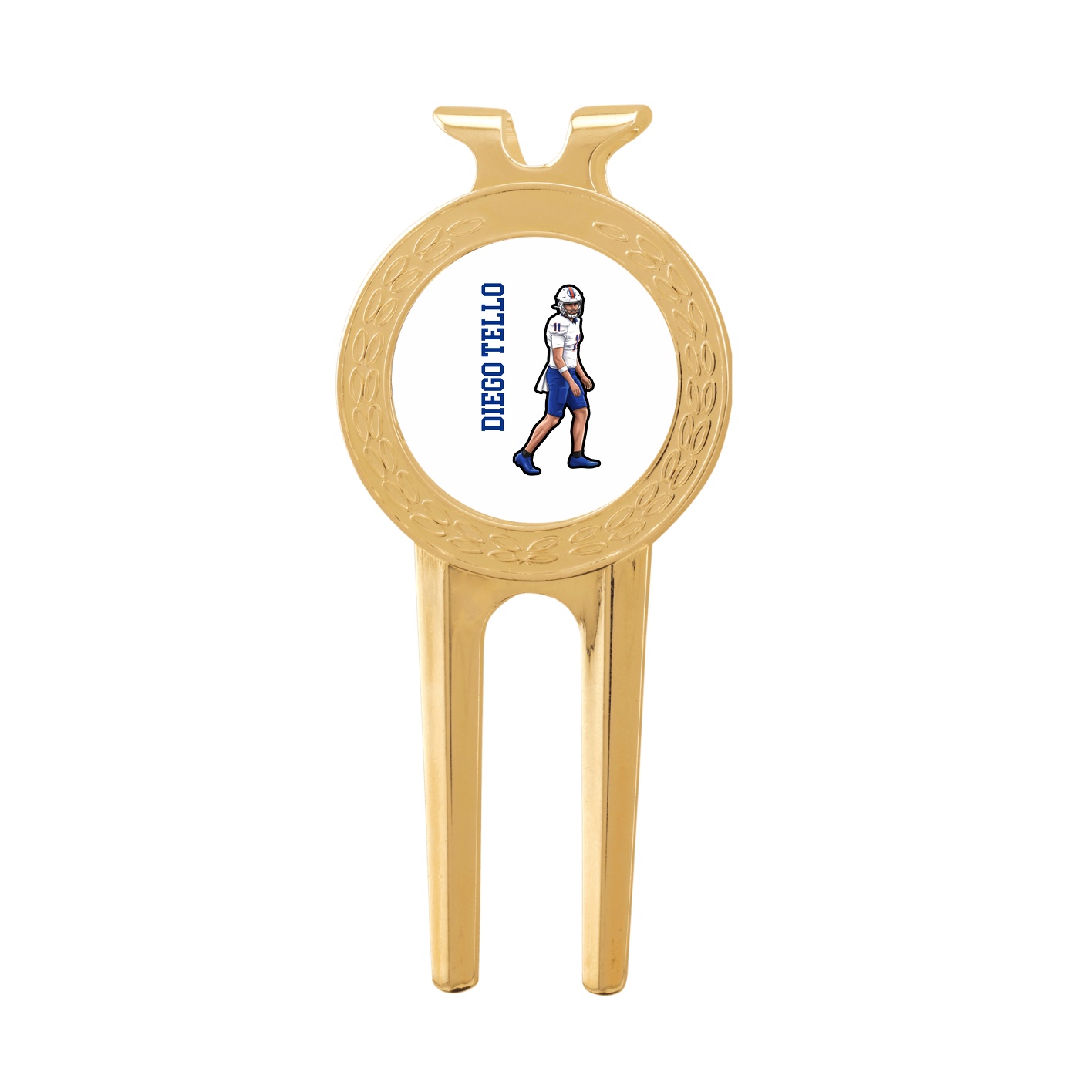 Divot Tool with Ball Marker — Name Vertical in Classic