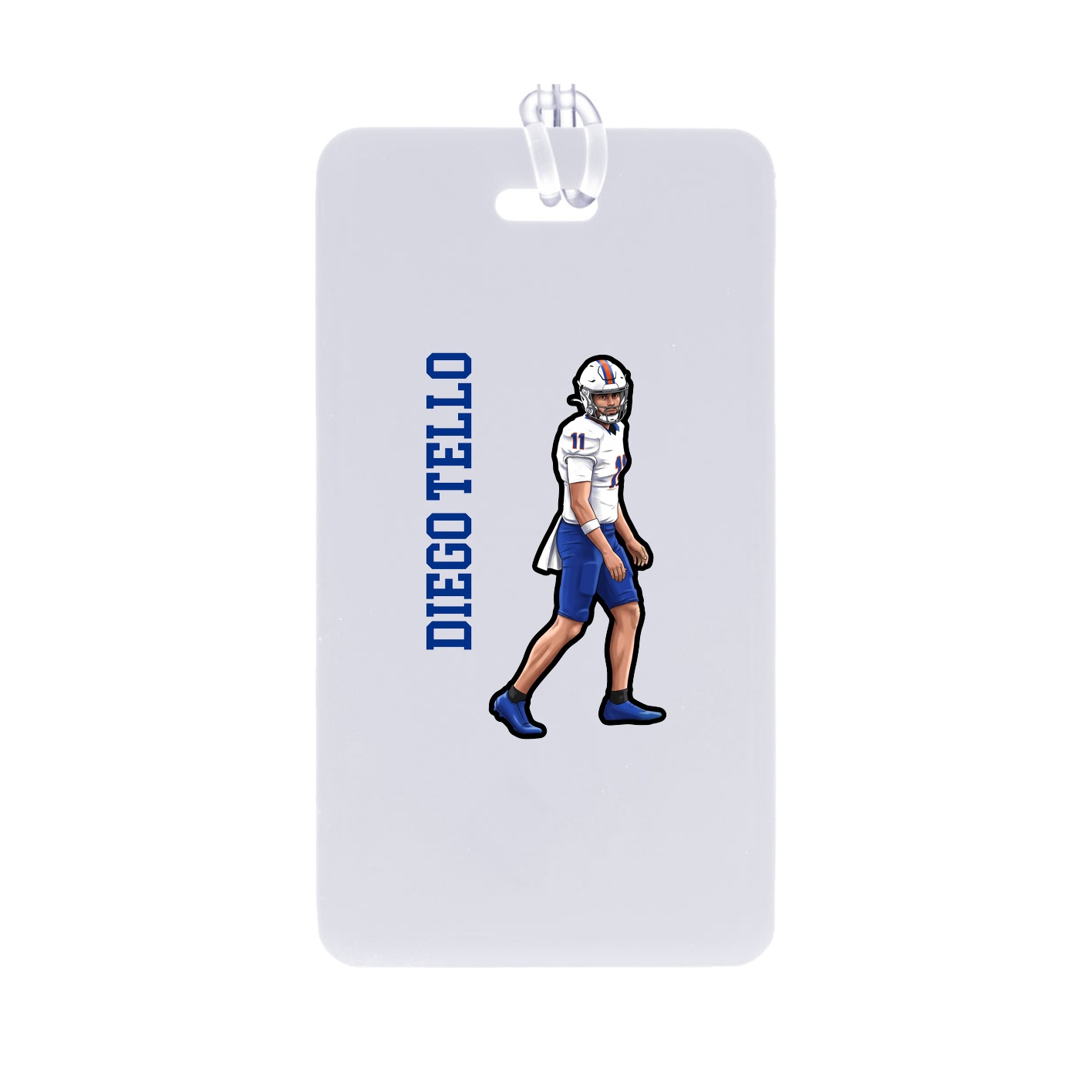 Bag Tag — Name Vertical in Classic
