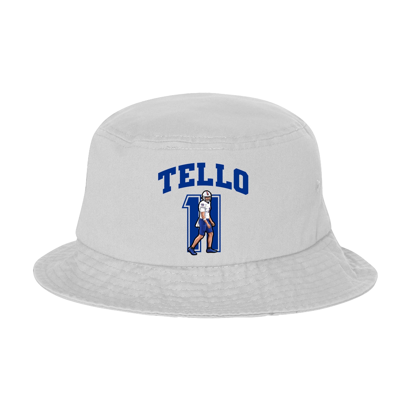 Bucket Cap — Number in White