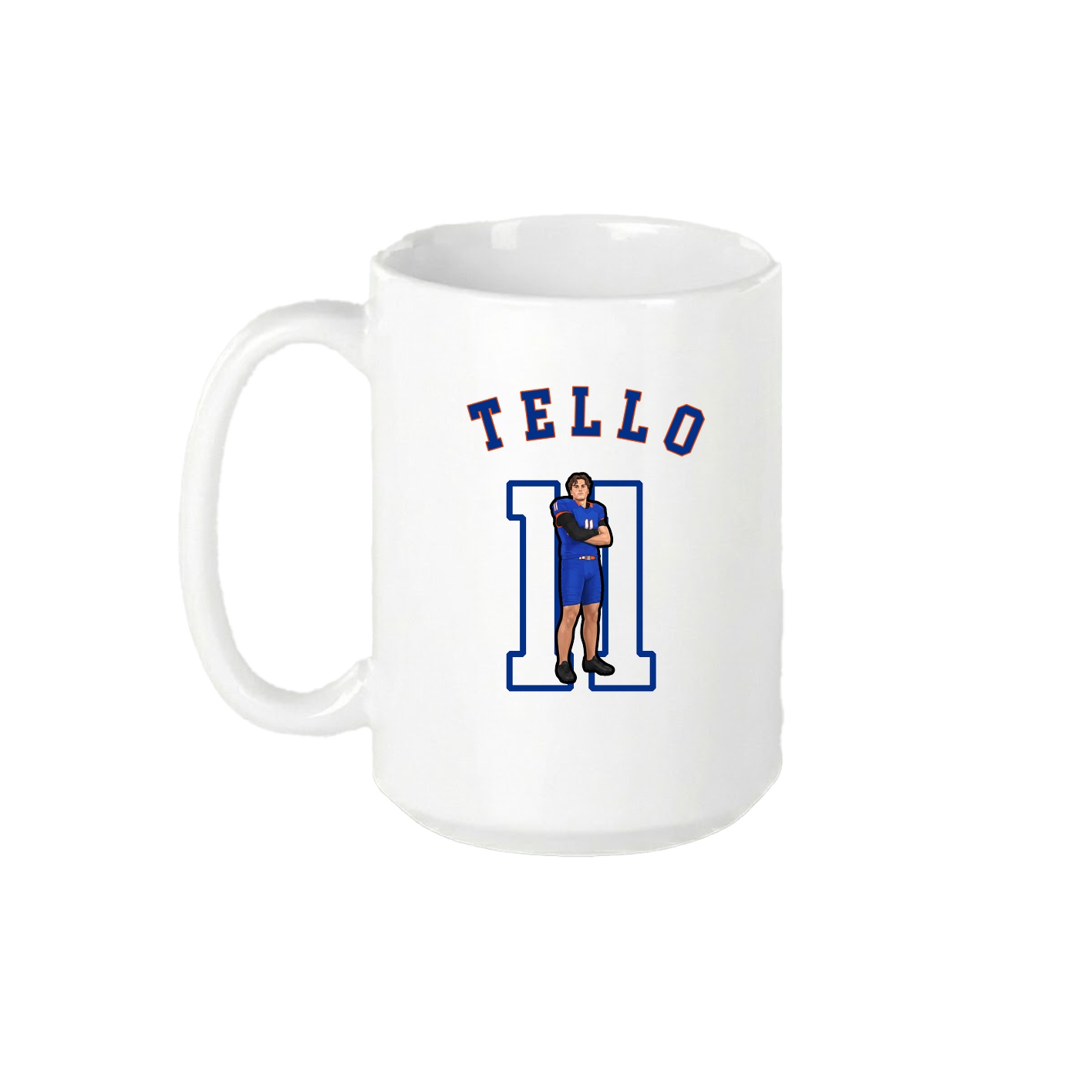 15oz Coffee Mug — Shirsey Arch in White