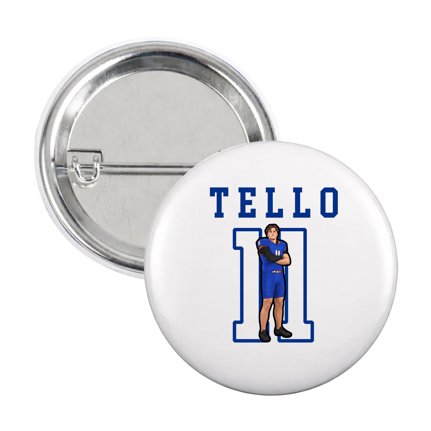 Game Day Button — Shirsey in White