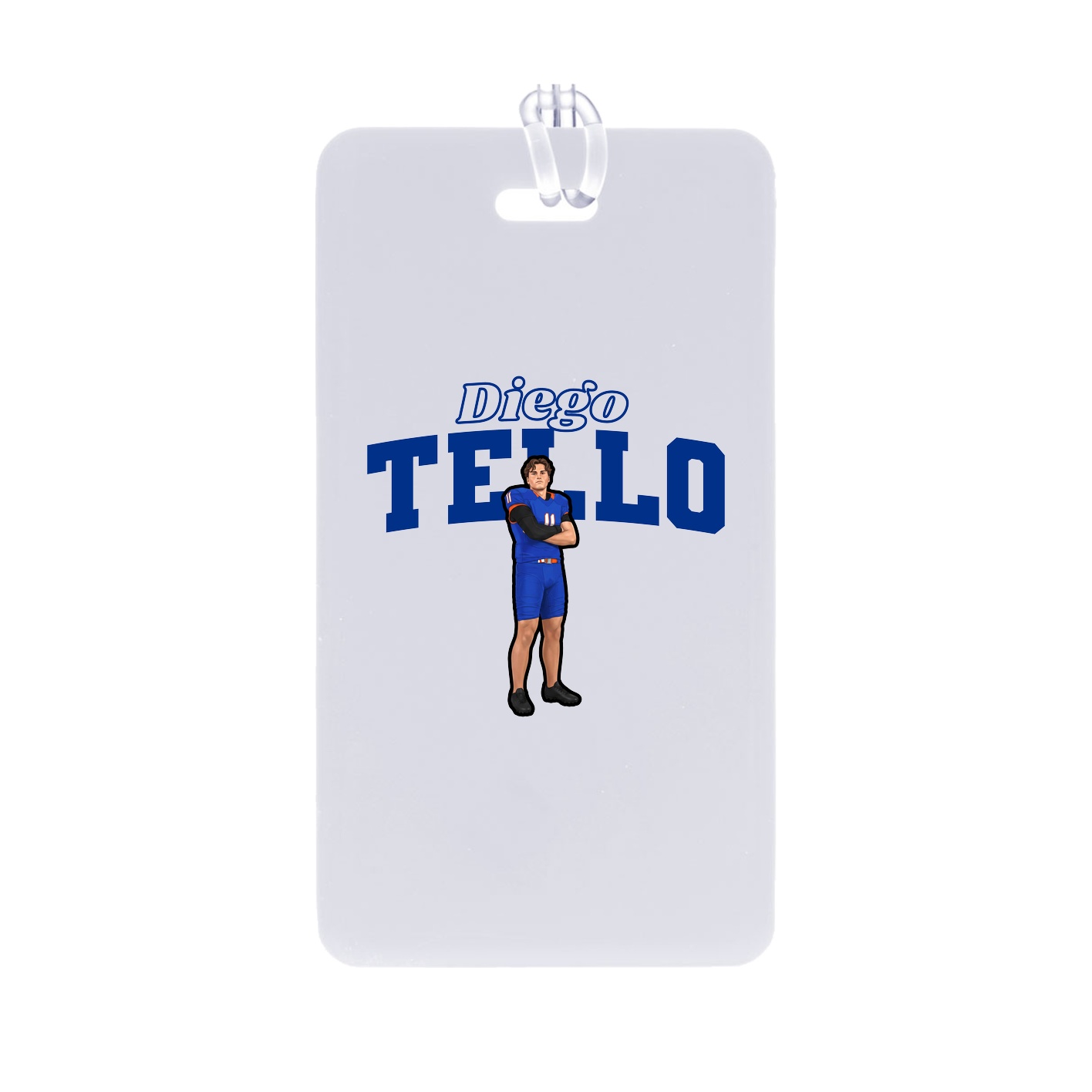 Bag Tag — Name Arch in Classic