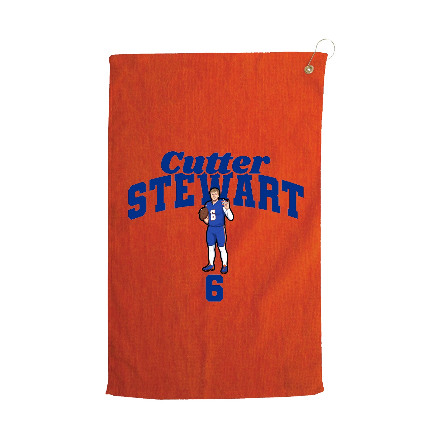 Golf Towel — Signature Arch in Orange