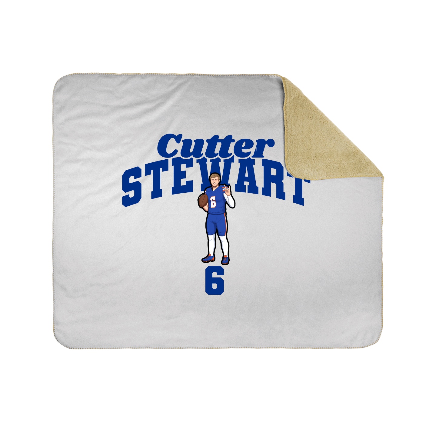 Throw Blanket — Signature Arch in White