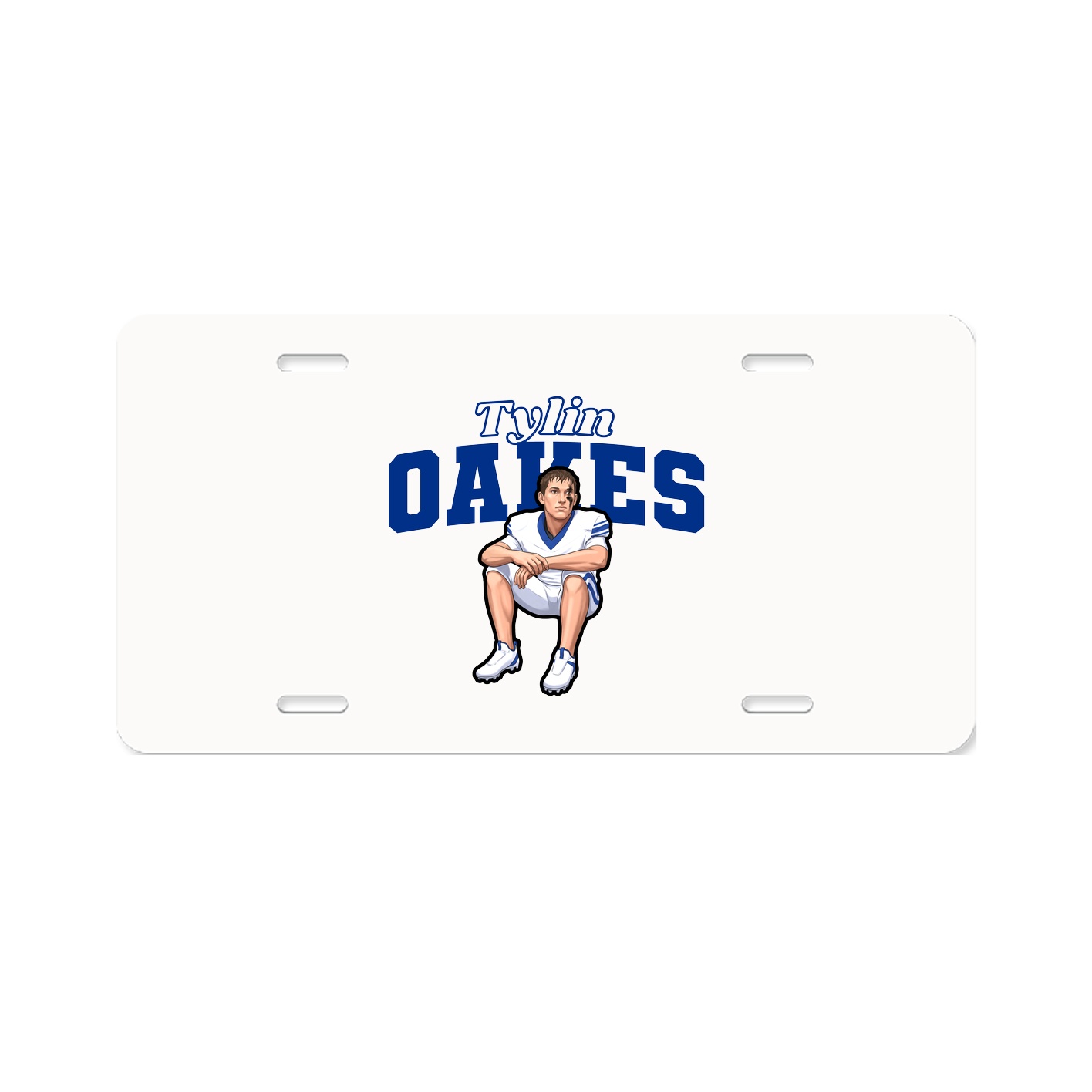 License Plate — Name Arch in Classic