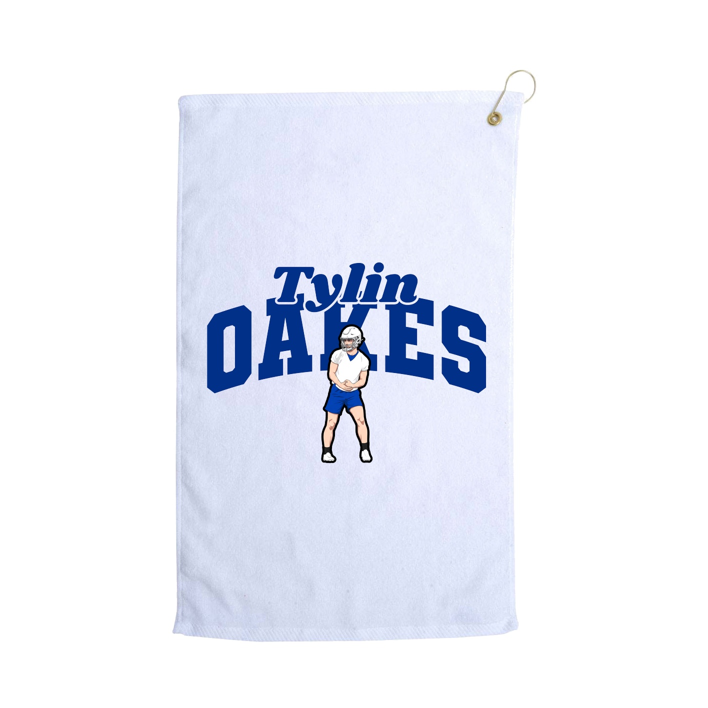 Golf Towel — Signature Arch in White