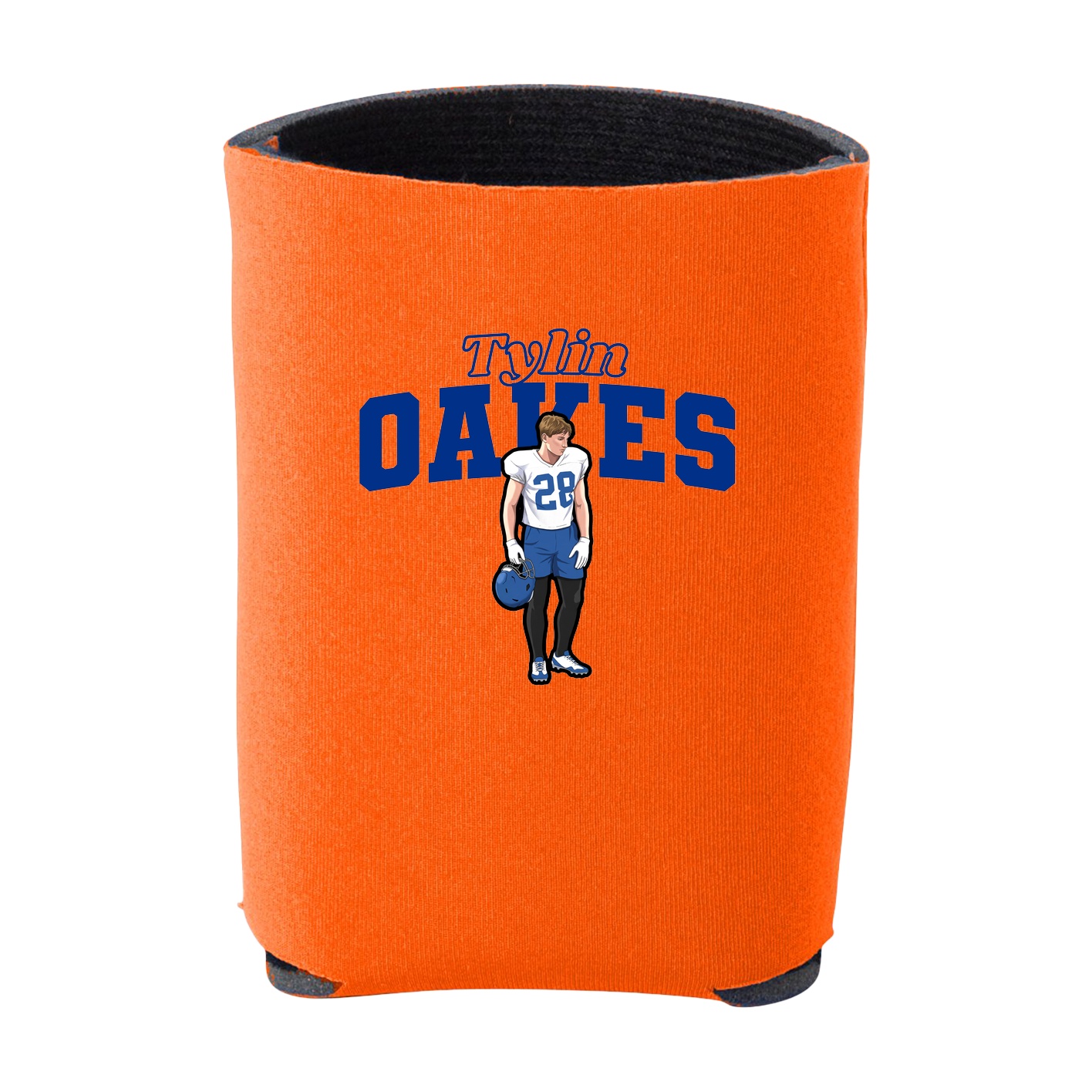 Can Holder — Name Arch in Orange