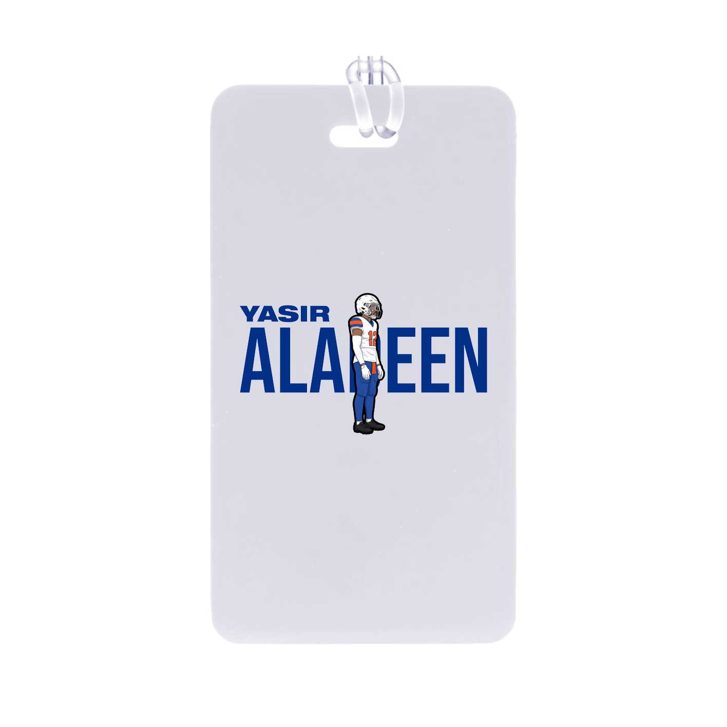 Bag Tag — Player Name in Classic