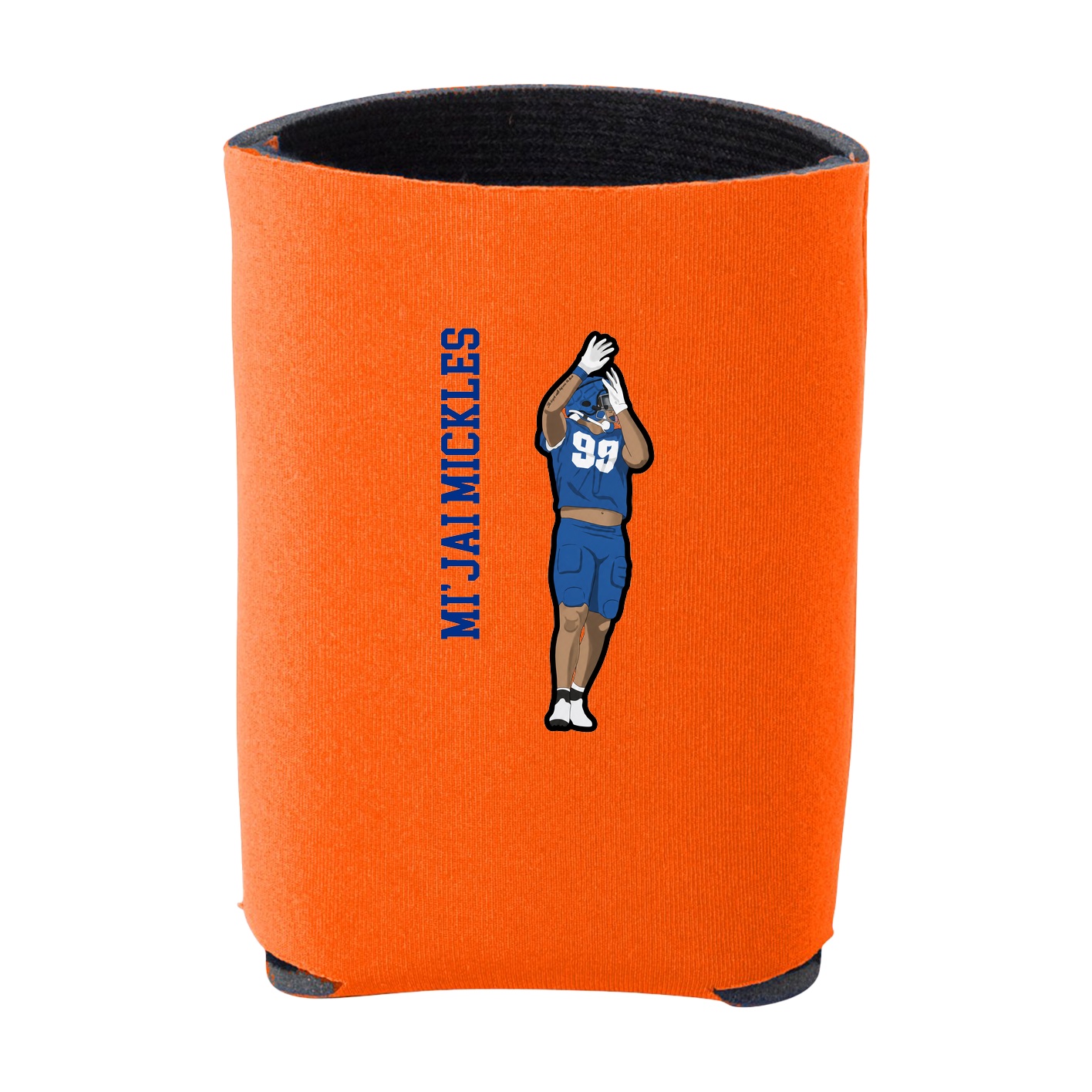 Can Holder — Name Vertical in Orange