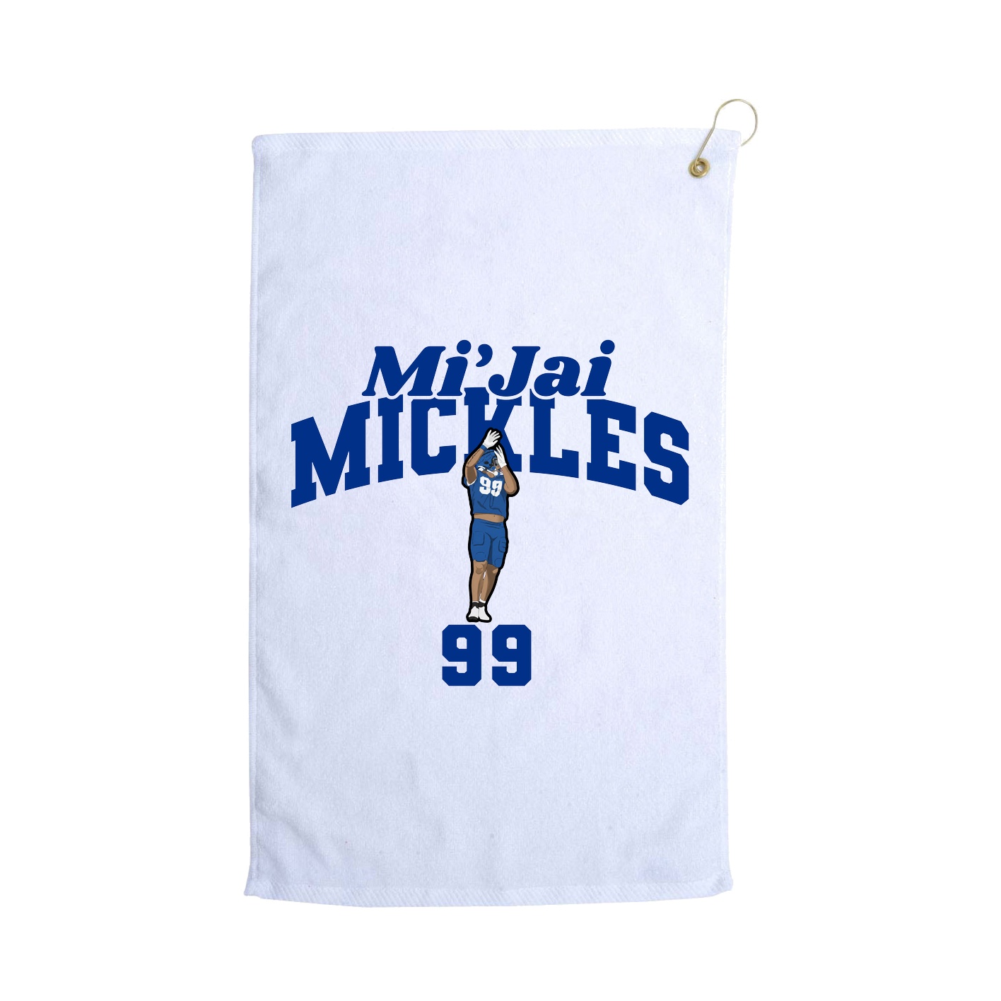 Golf Towel — Signature Arch in White