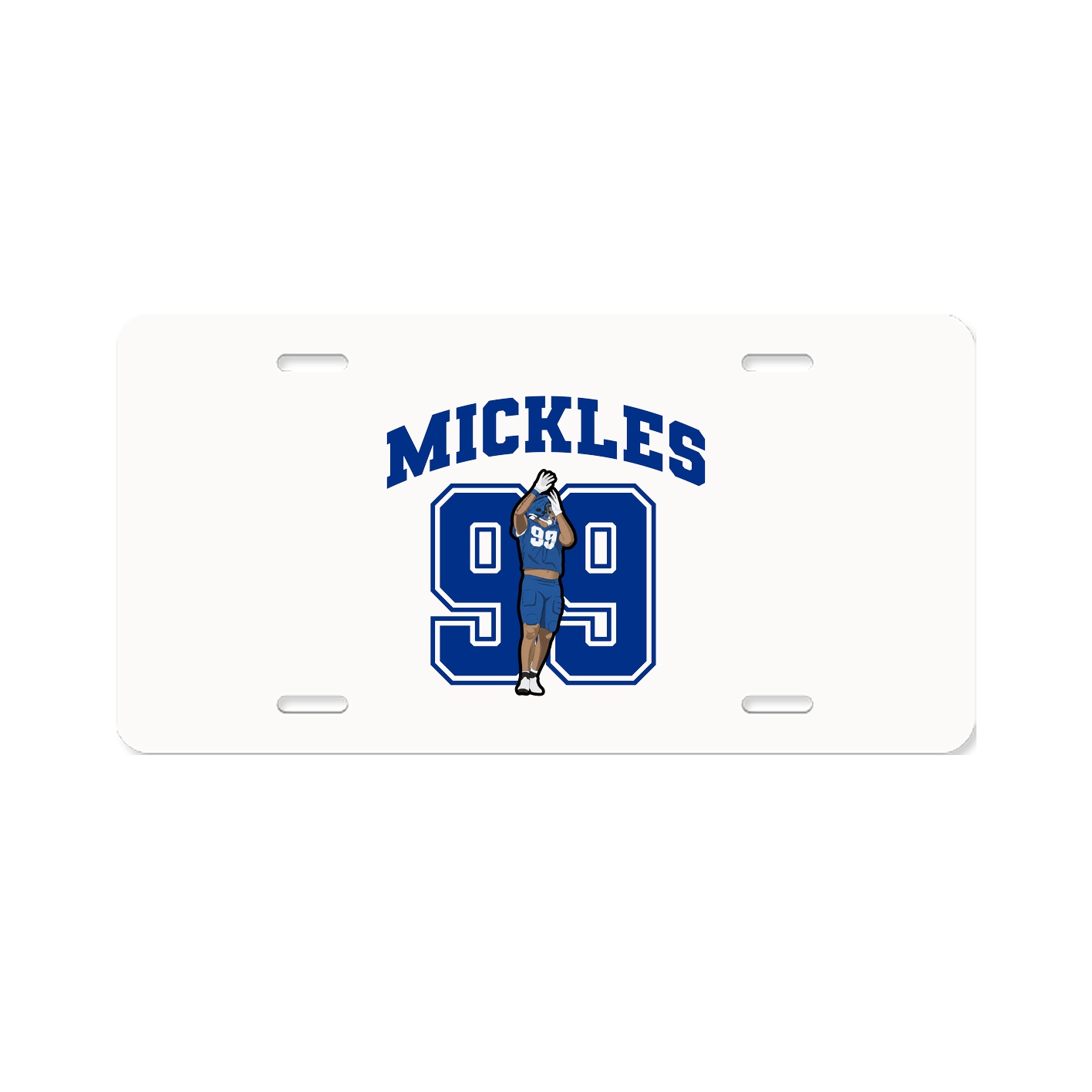 License Plate — Number in Classic