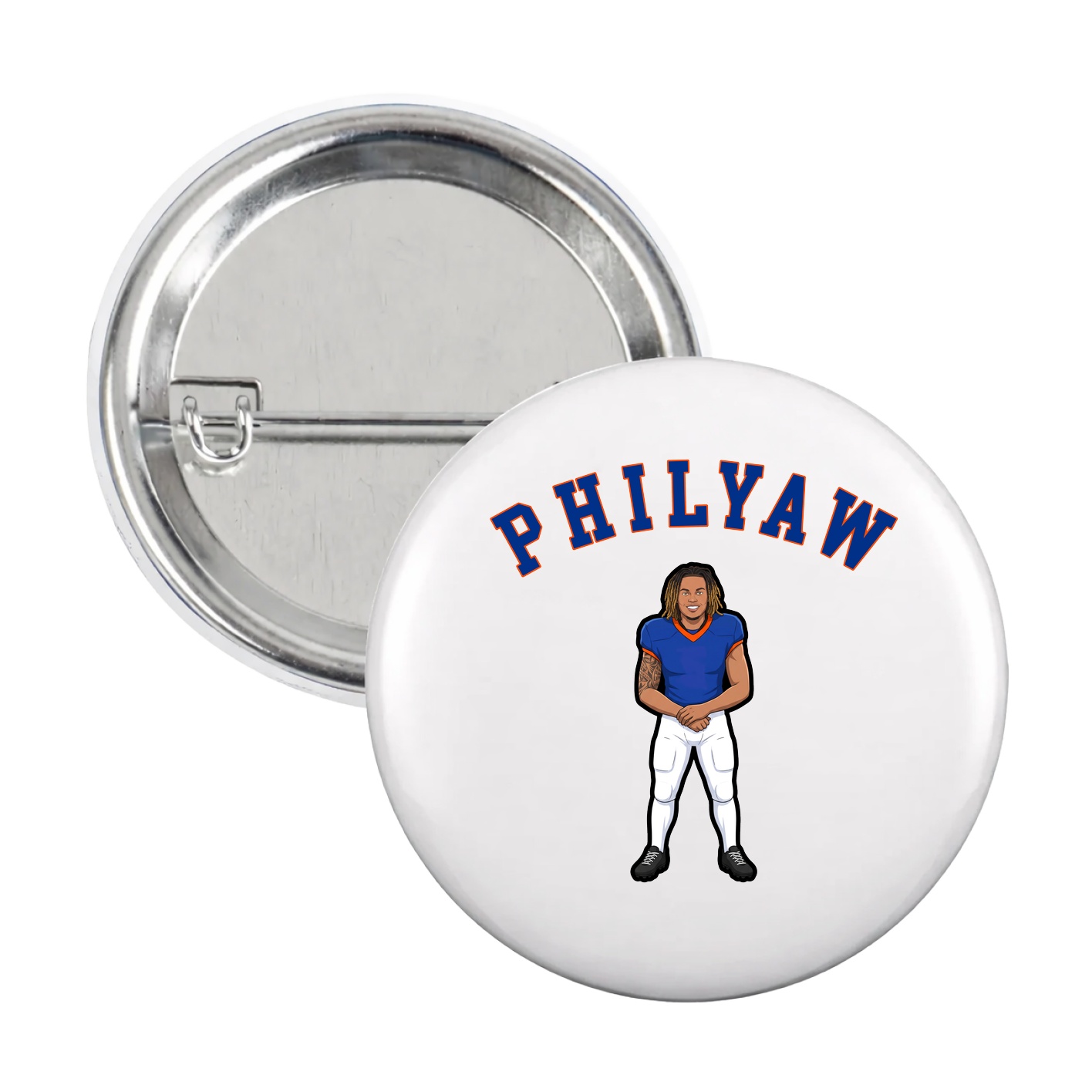 Game Day Button — Shirsey Arch in White