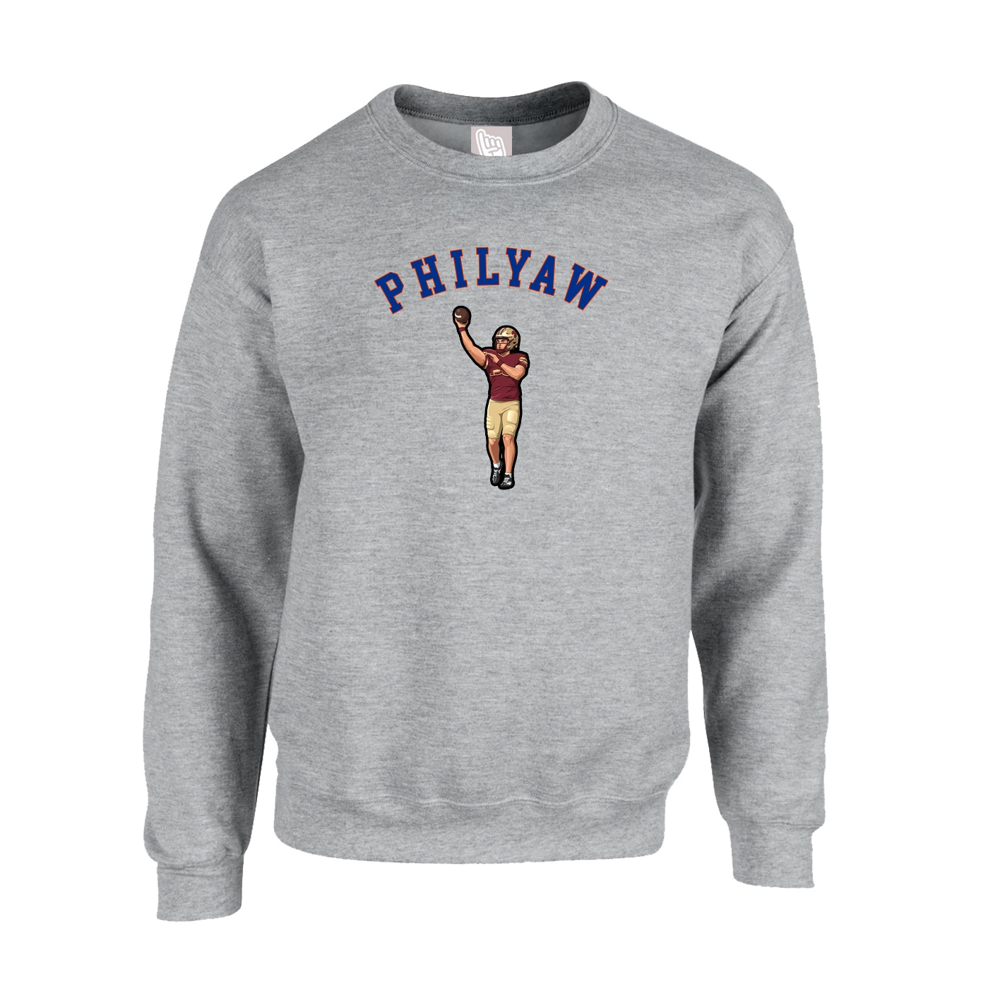Fleece Crew — Shirsey Arch in Grey