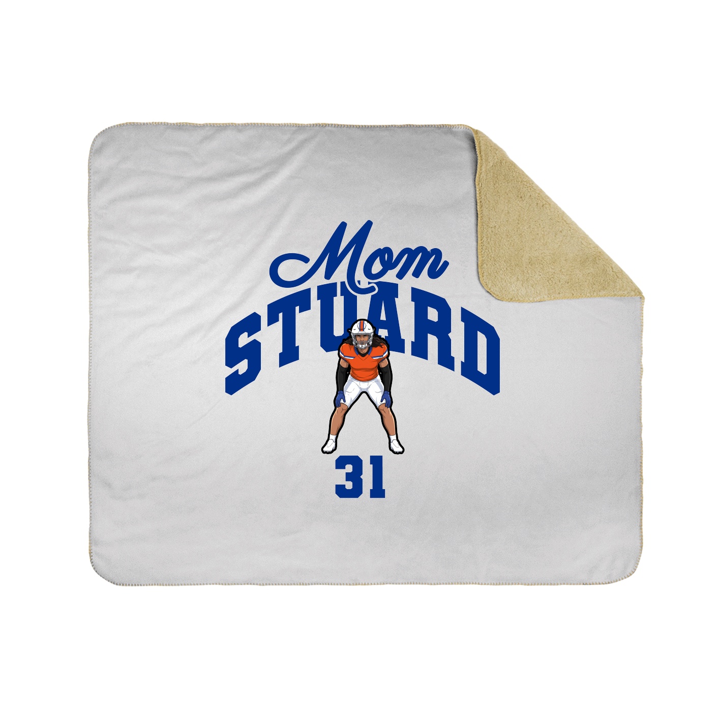 Throw Blanket — Mothers Day Arch in White