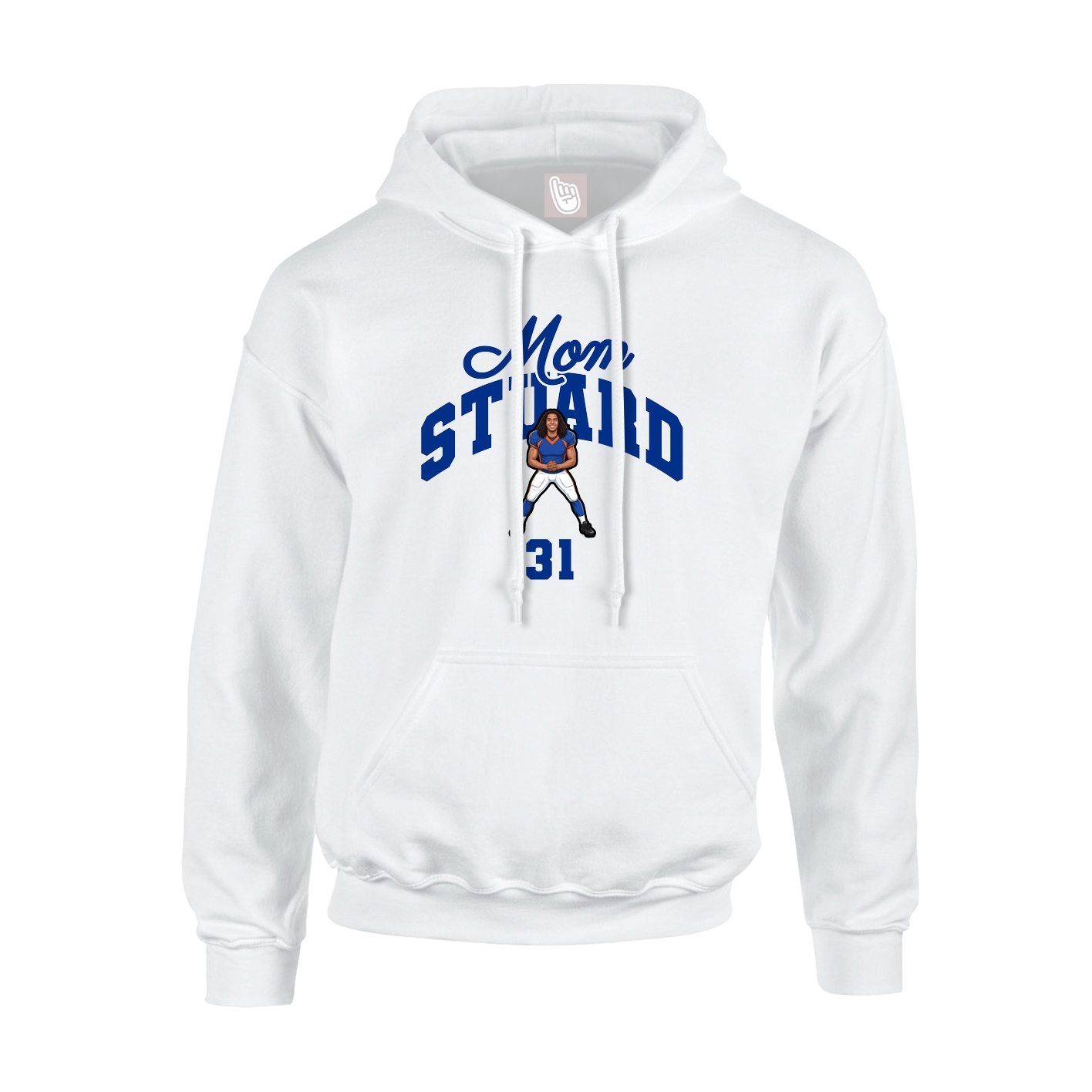 Youth Hoodie — Mothers Day Arch in White