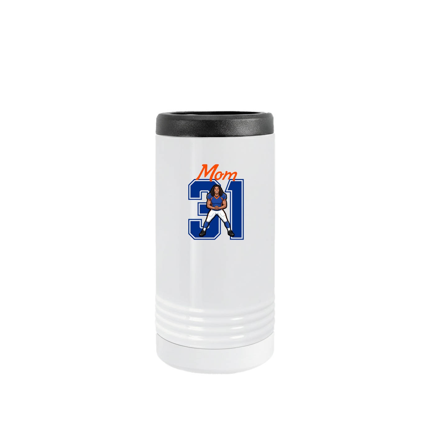 Slim Beverage Holder — Mothers Day Shirsey in White