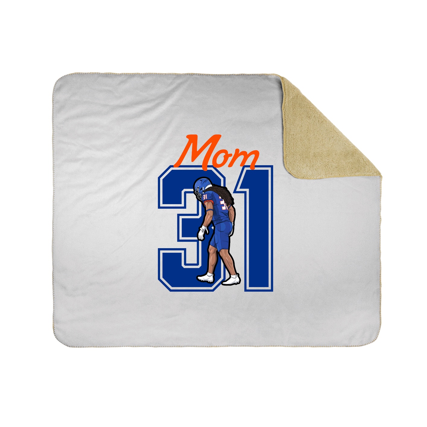 Throw Blanket — Mothers Day Shirsey in White