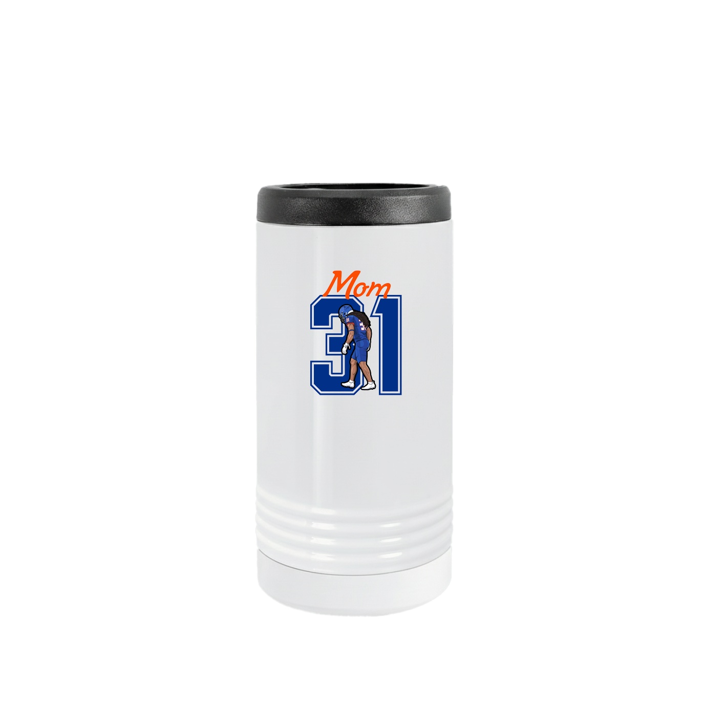 Slim Beverage Holder — Mothers Day Shirsey in White