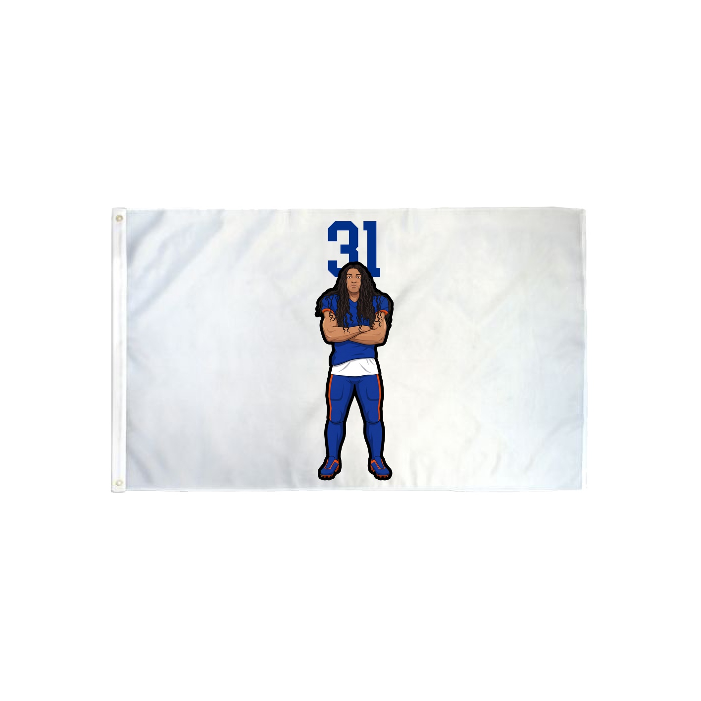 3x5 Flag — Number Top in Classic