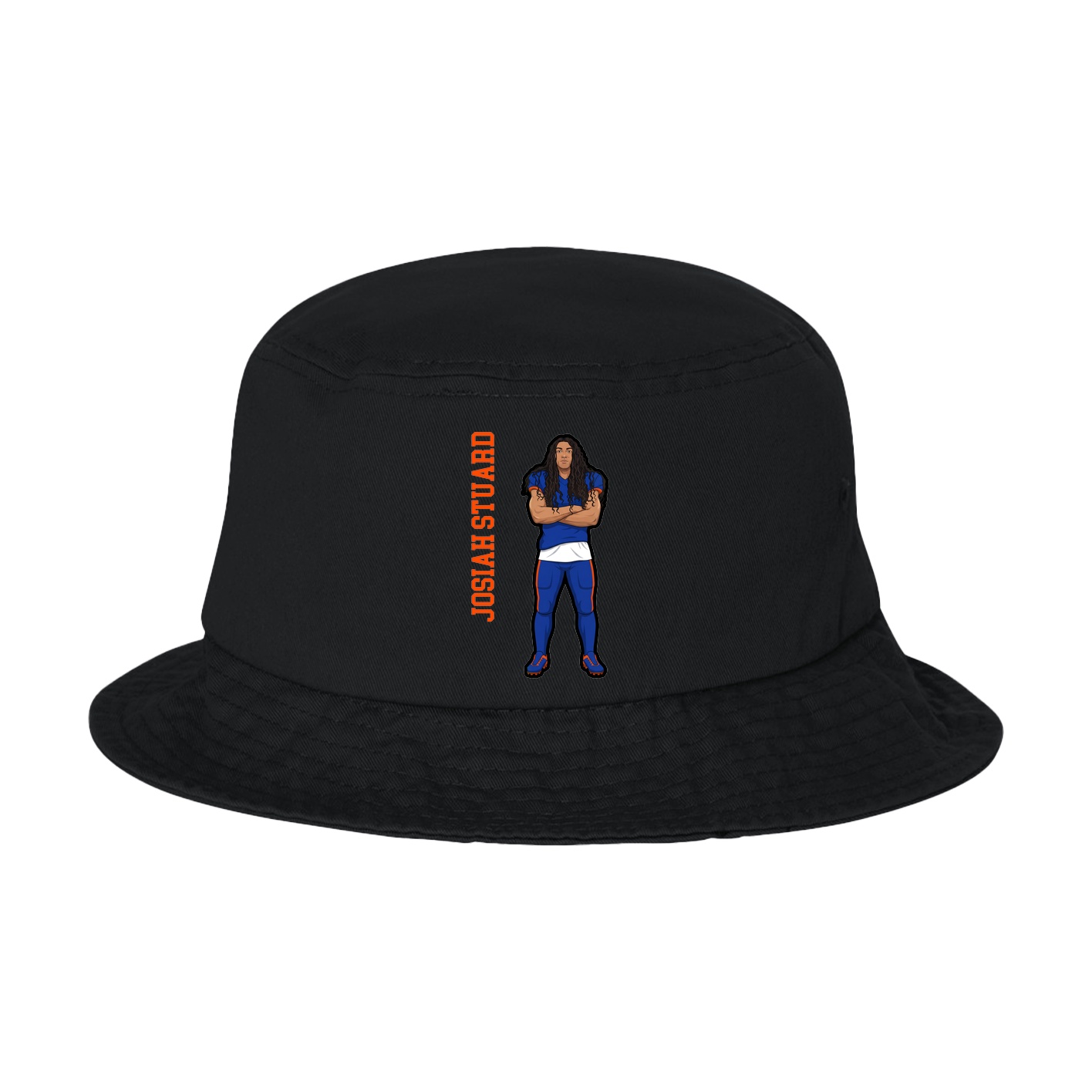Bucket Cap — Name Vertical in Black