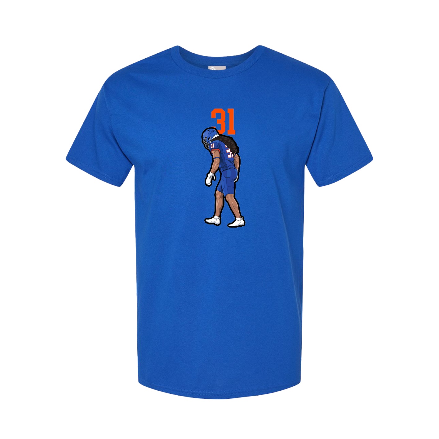 Youth Tee — Number Top in Royal